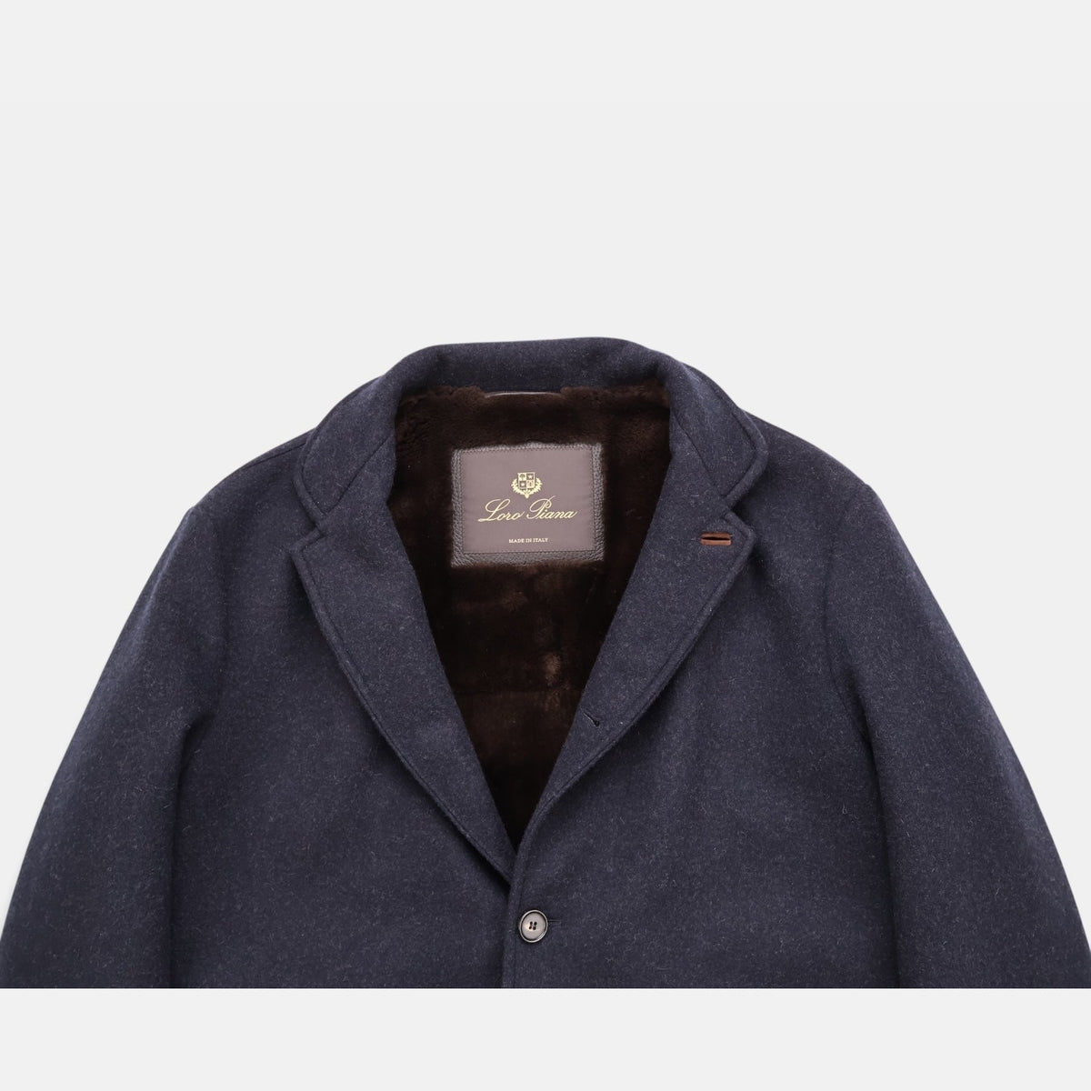 Loro Piana Cashmere Castorino Spagna Jacket Navy (EU 48)