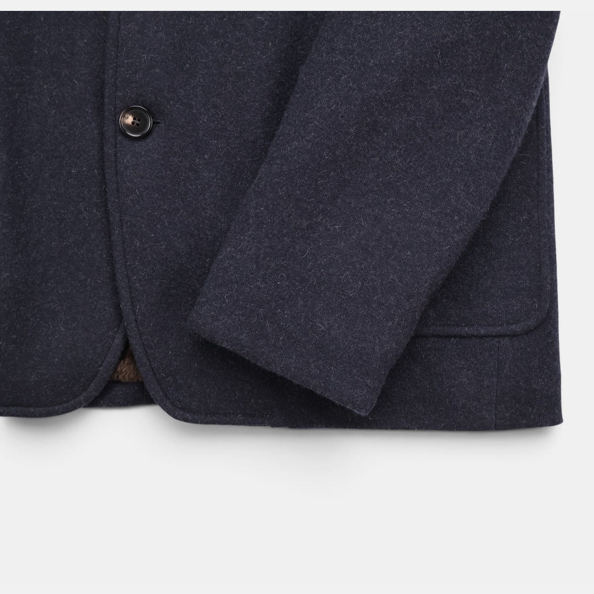 Loro Piana Cashmere Castorino Spagna Jacket Navy (EU 48)
