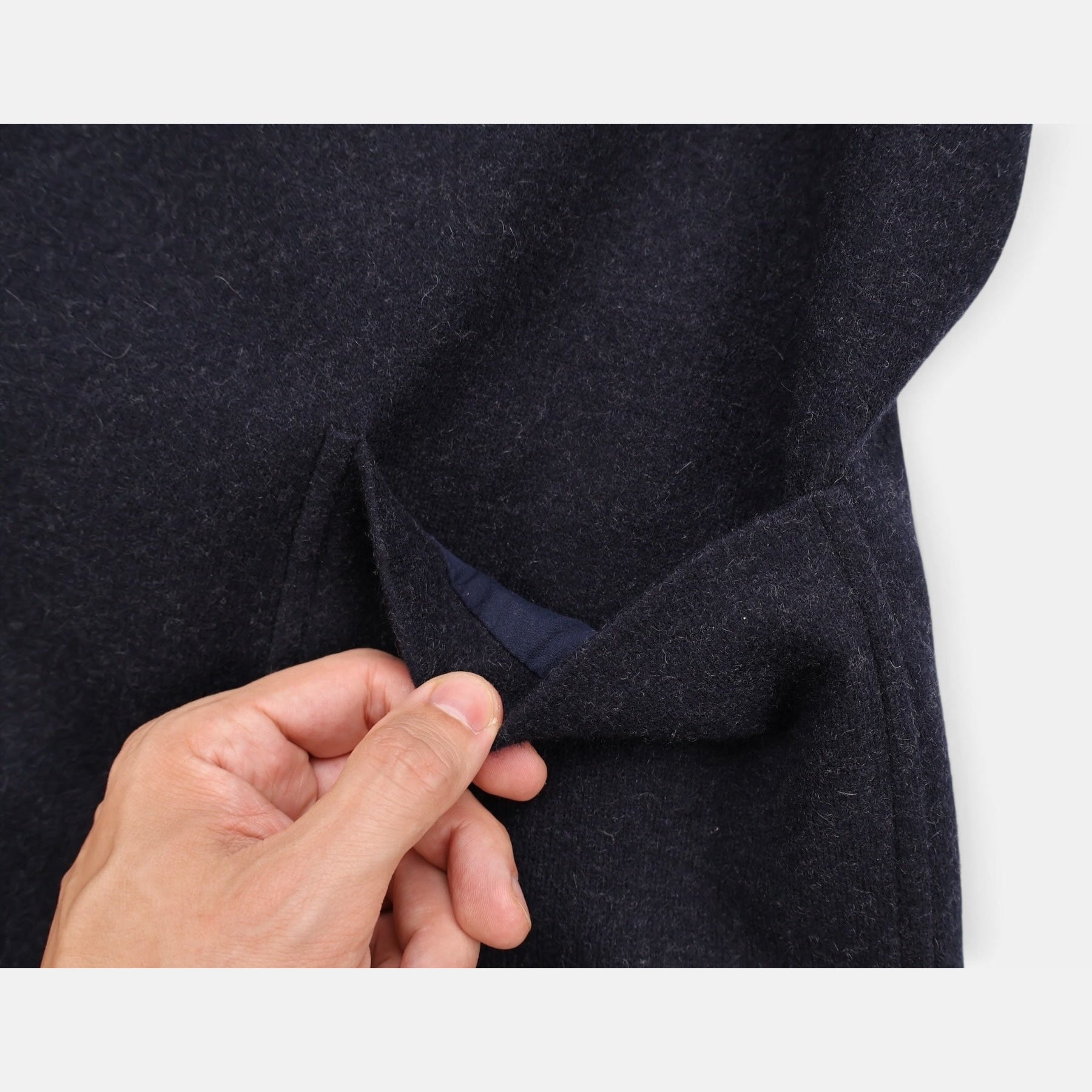 Loro Piana Cashmere Castorino Spagna Jacket Navy