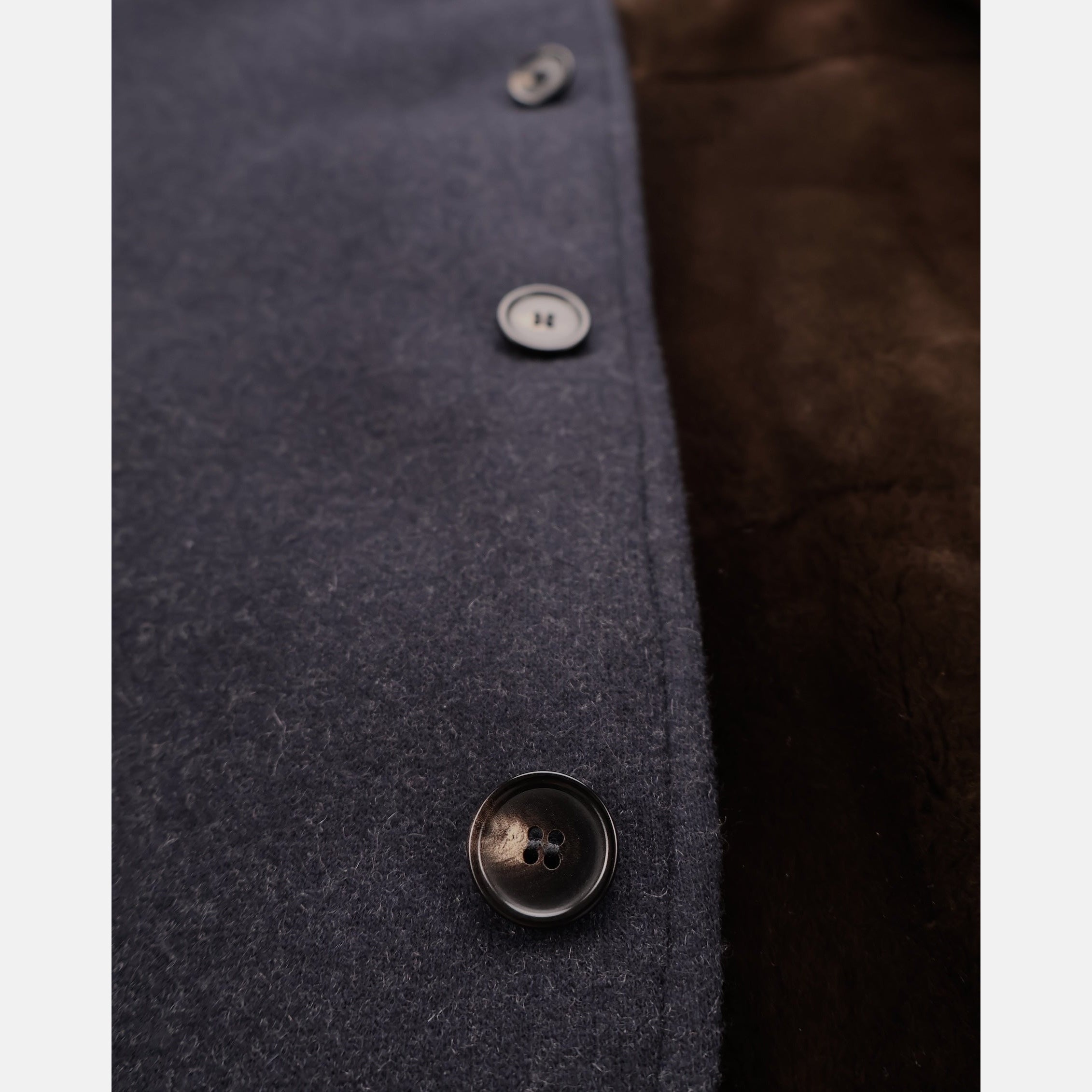 Loro Piana Cashmere Castorino Spagna Jacket Navy