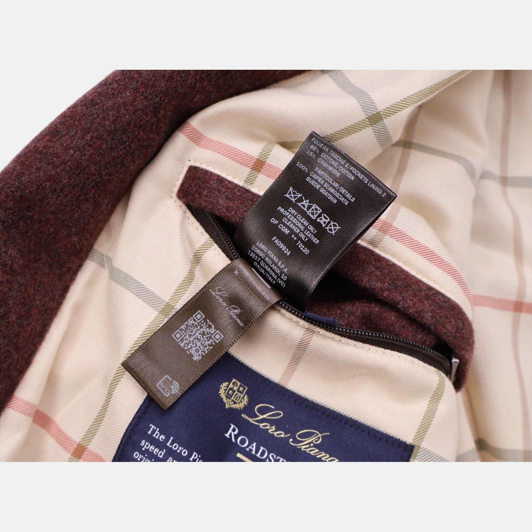 Loro Piana Cashmere Roadster Jacket Star Anise