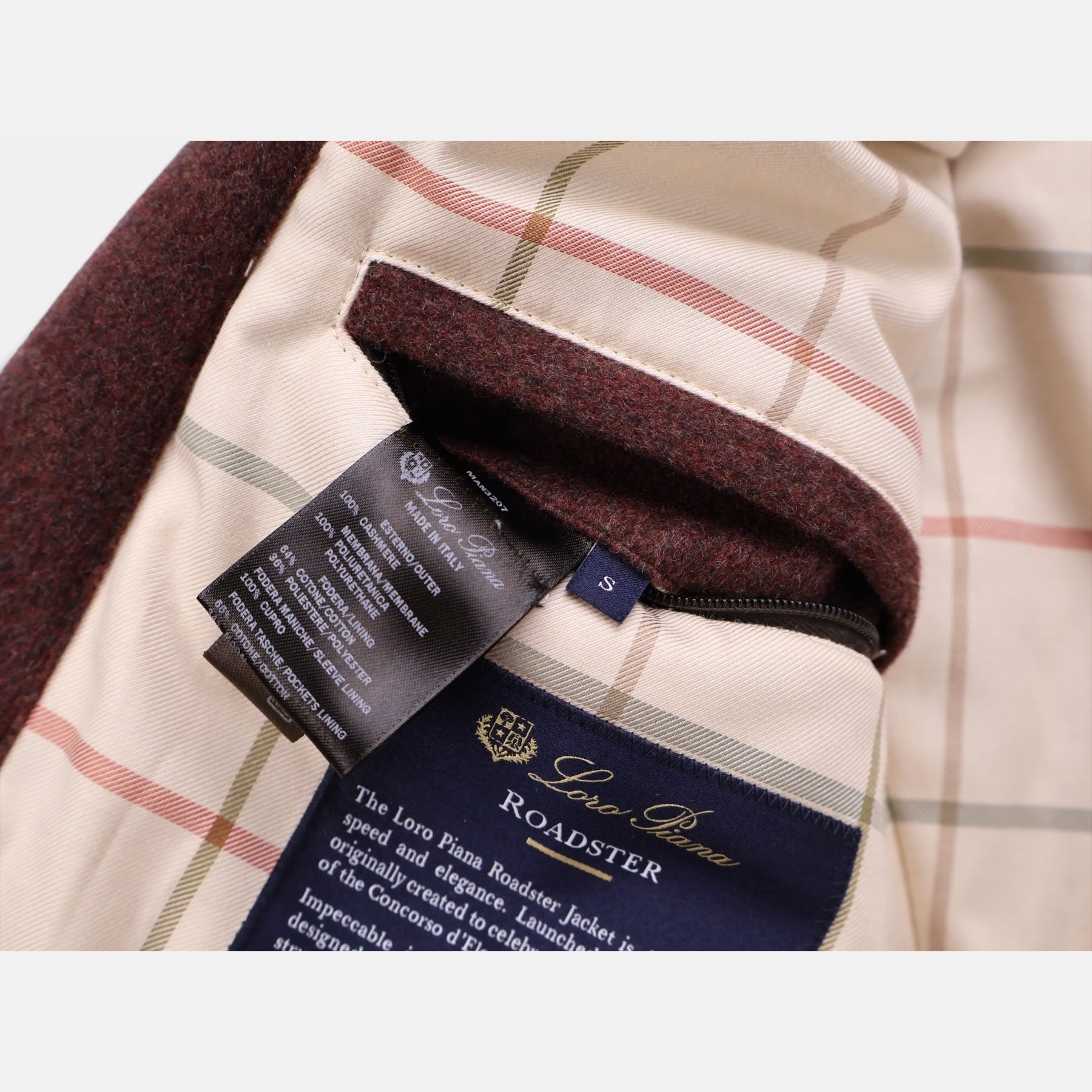 Loro Piana Cashmere Roadster Jacket Star Anise