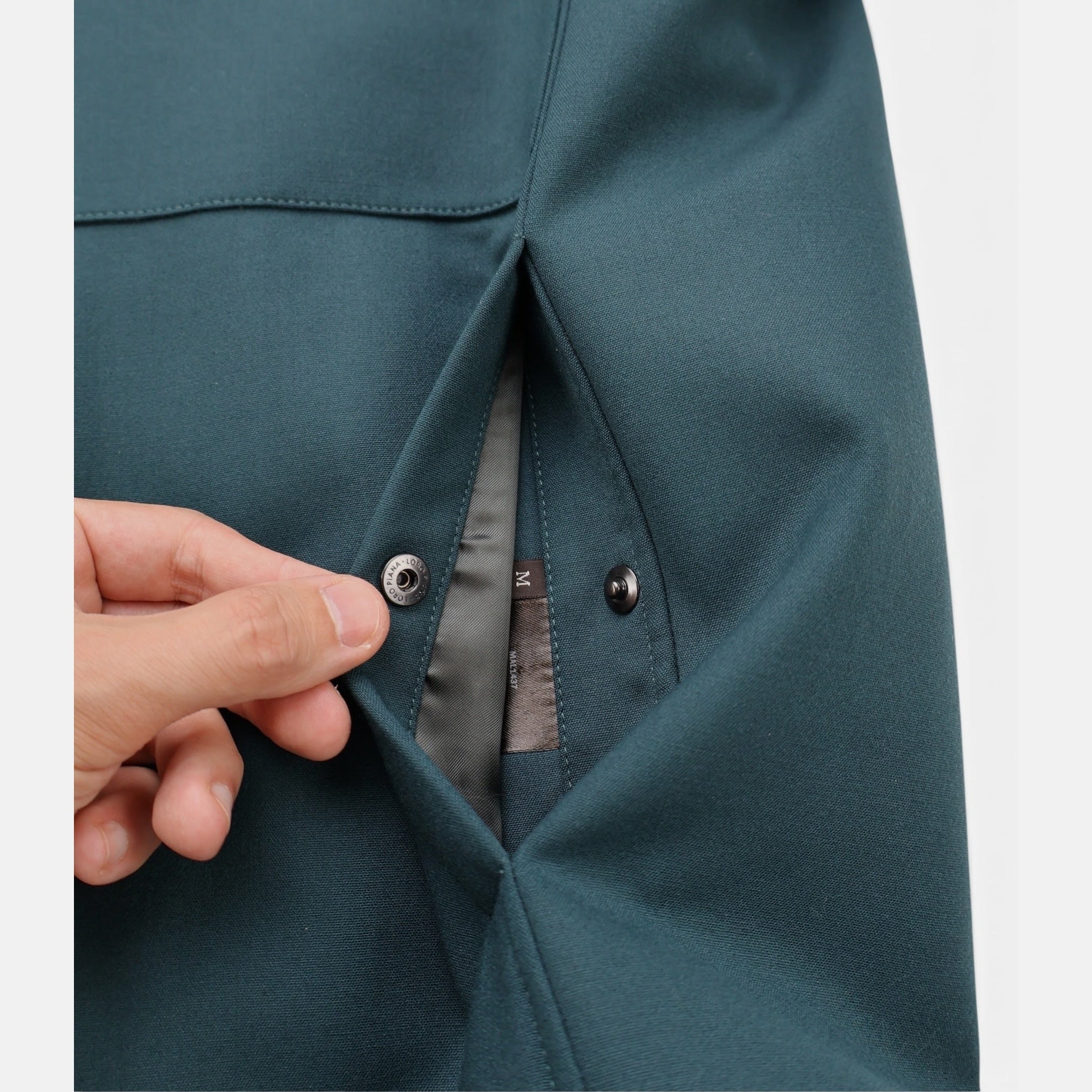 Loro Piana Blackglama Mink Holburn Jacket Petrol
