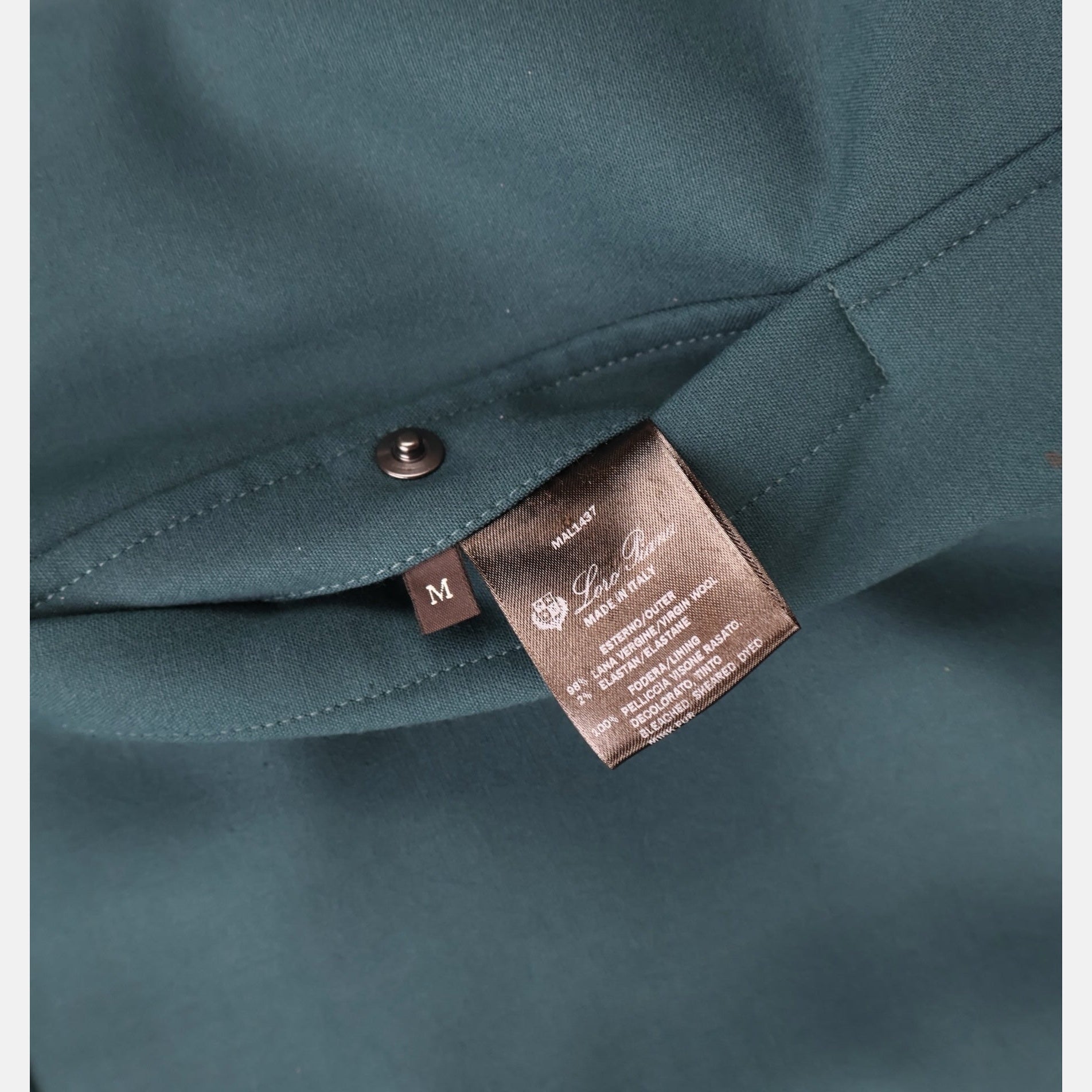 Loro Piana Blackglama Mink Holburn Jacket Petrol