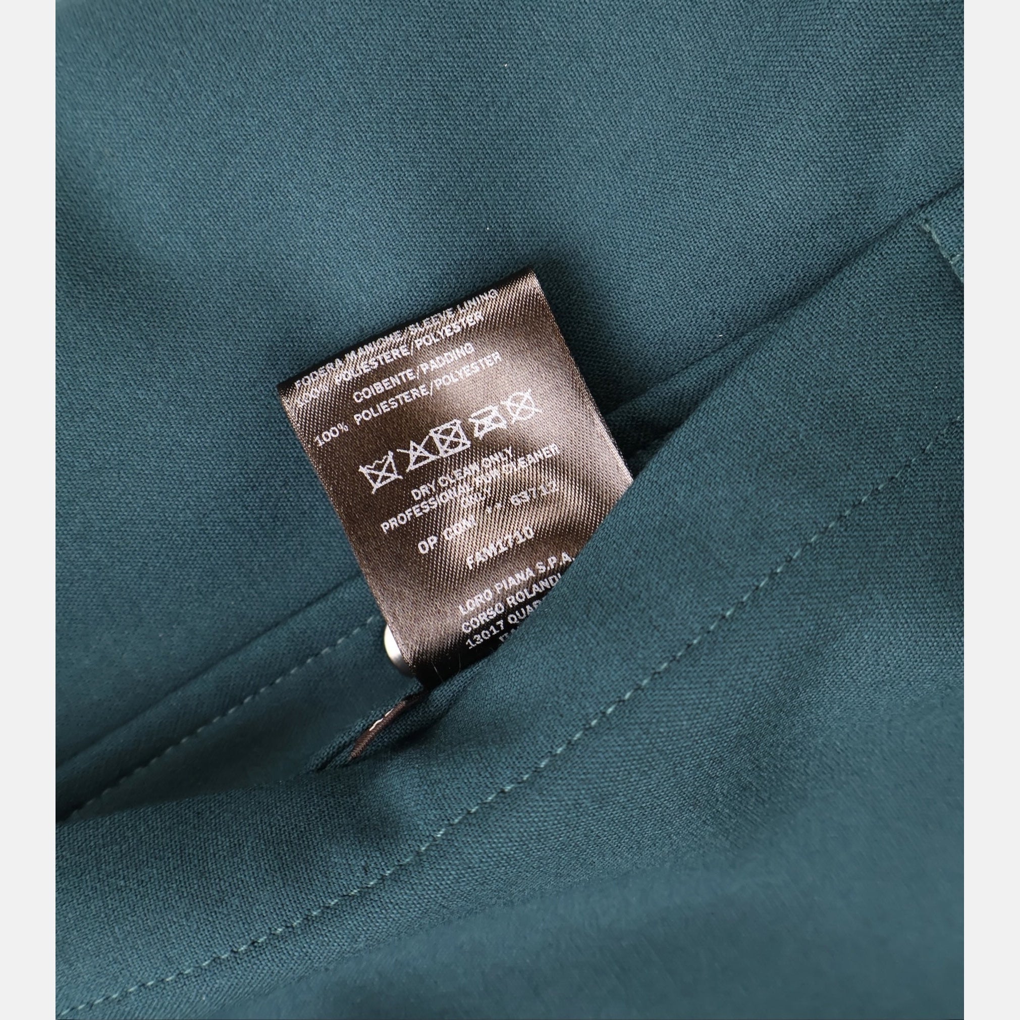 Loro Piana Blackglama Mink Holburn Jacket Petrol