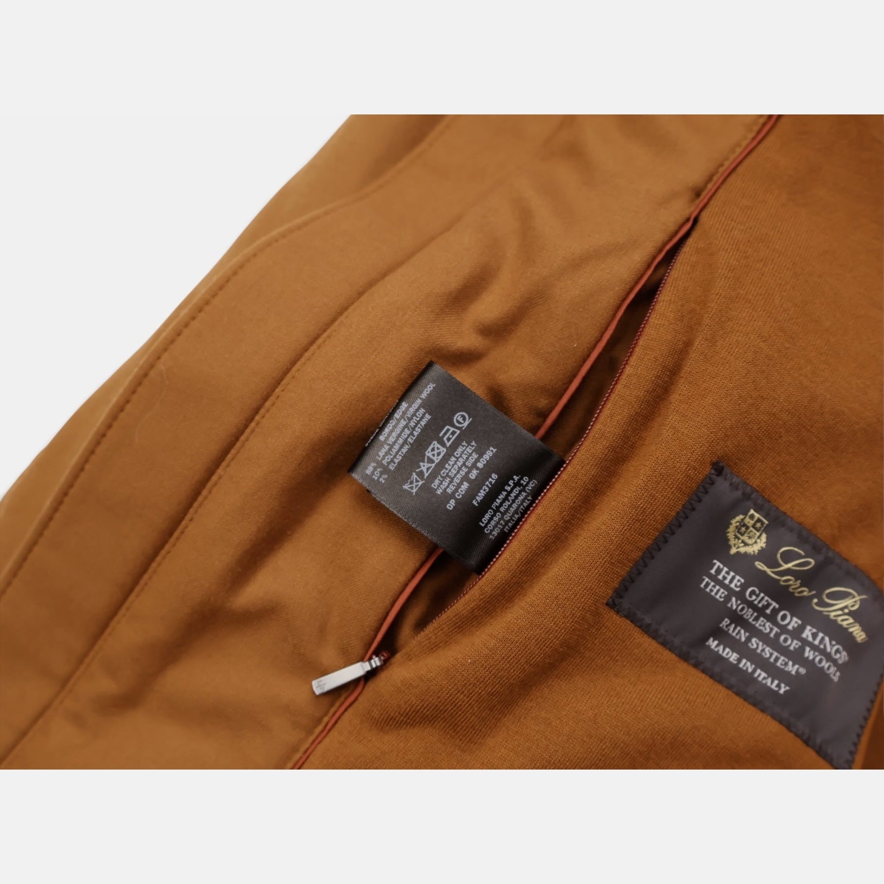 Loro Piana Gift of Kings Herlem Jacket Vicuna Brown