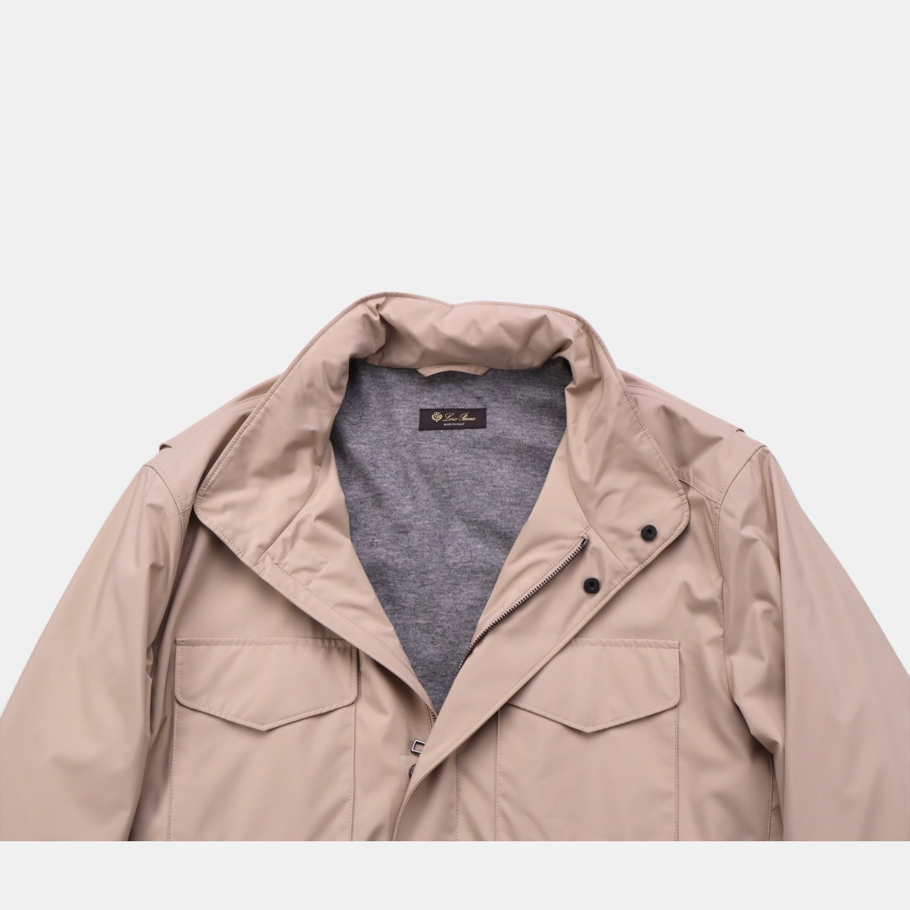 Loro Piana Windmate Traveller Bomber Sand Shell