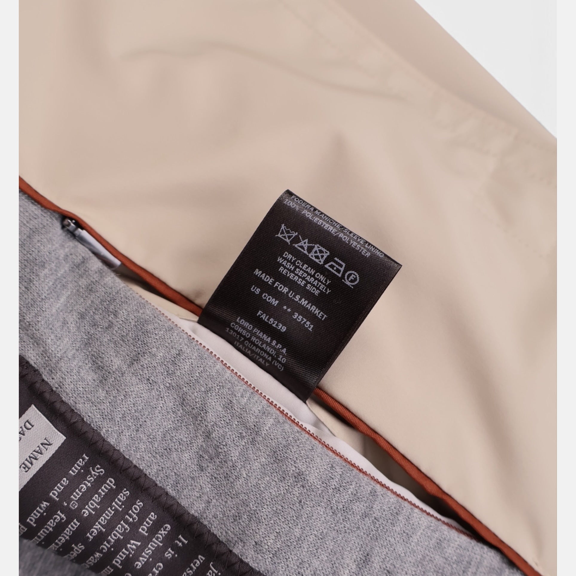 Loro Piana Windmate Traveller Bomber Sand Shell