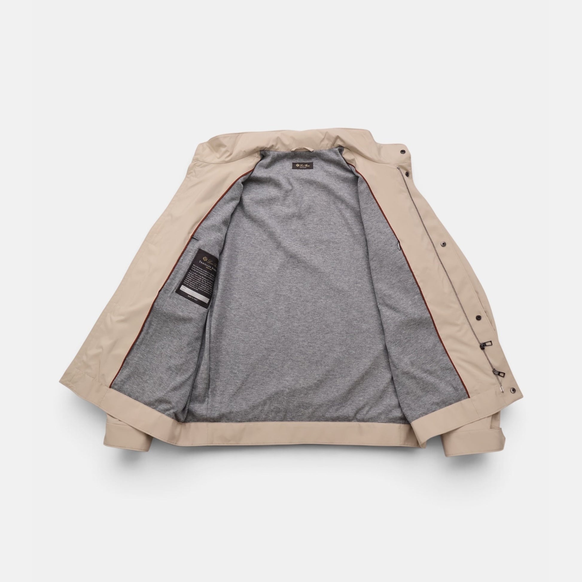 Loro Piana Windmate Traveller Bomber Sand Shell
