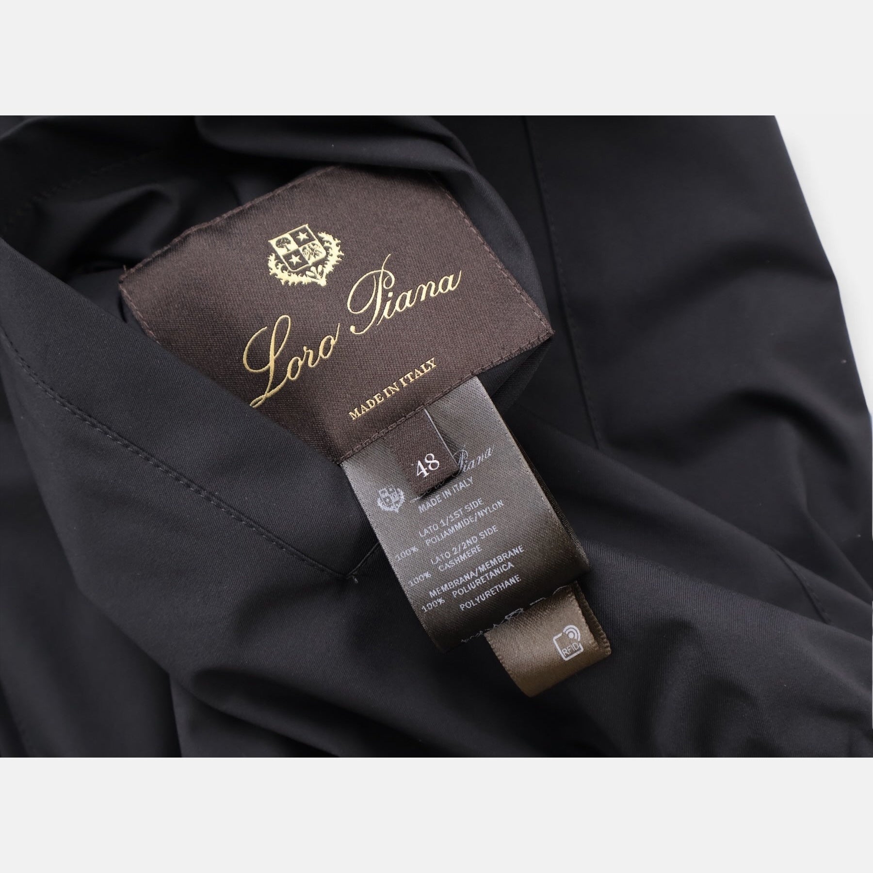 Loro Piana Windmate Bomber Jacket Black
