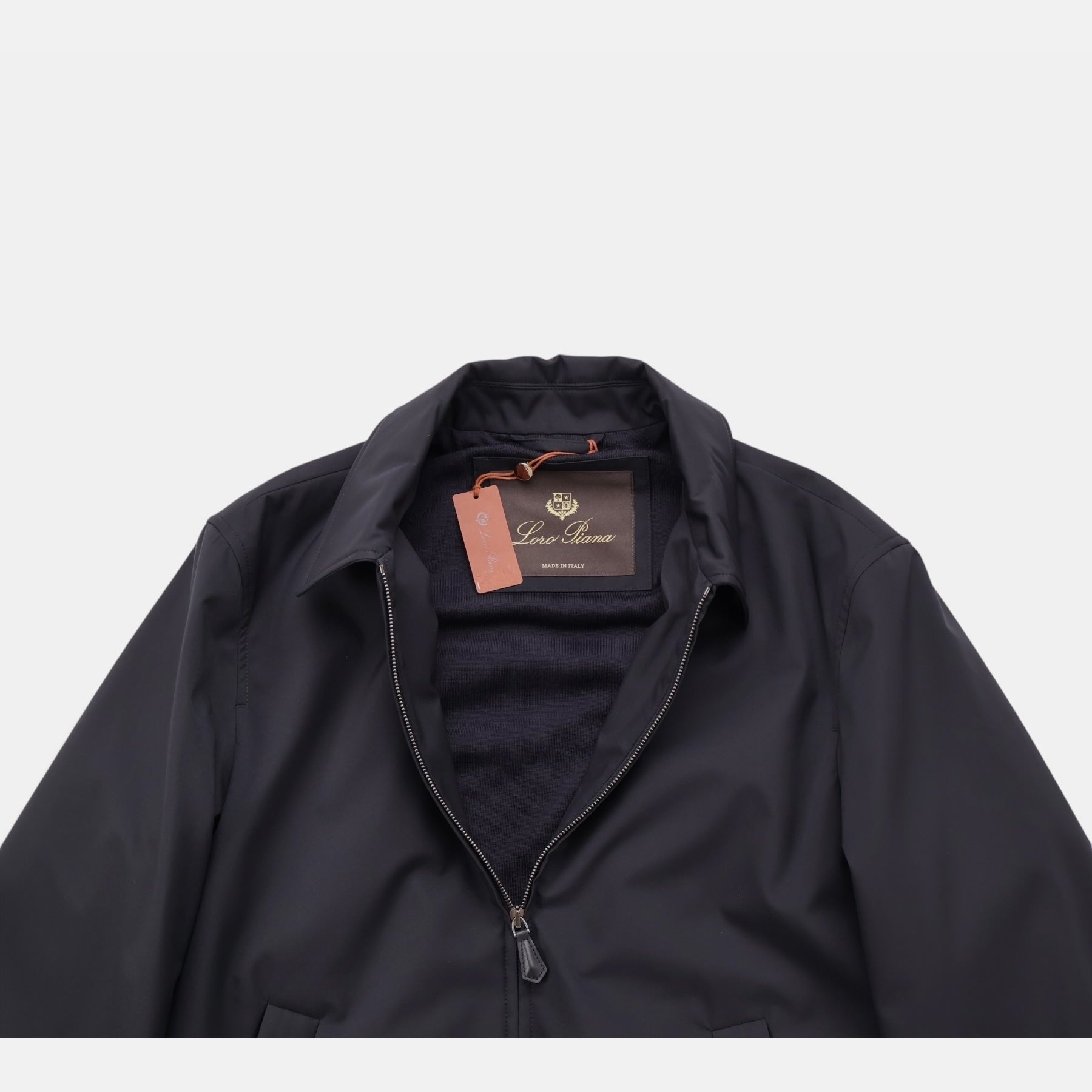 Loro Piana Windwish Matis Blouson Jacket Midnight Blue