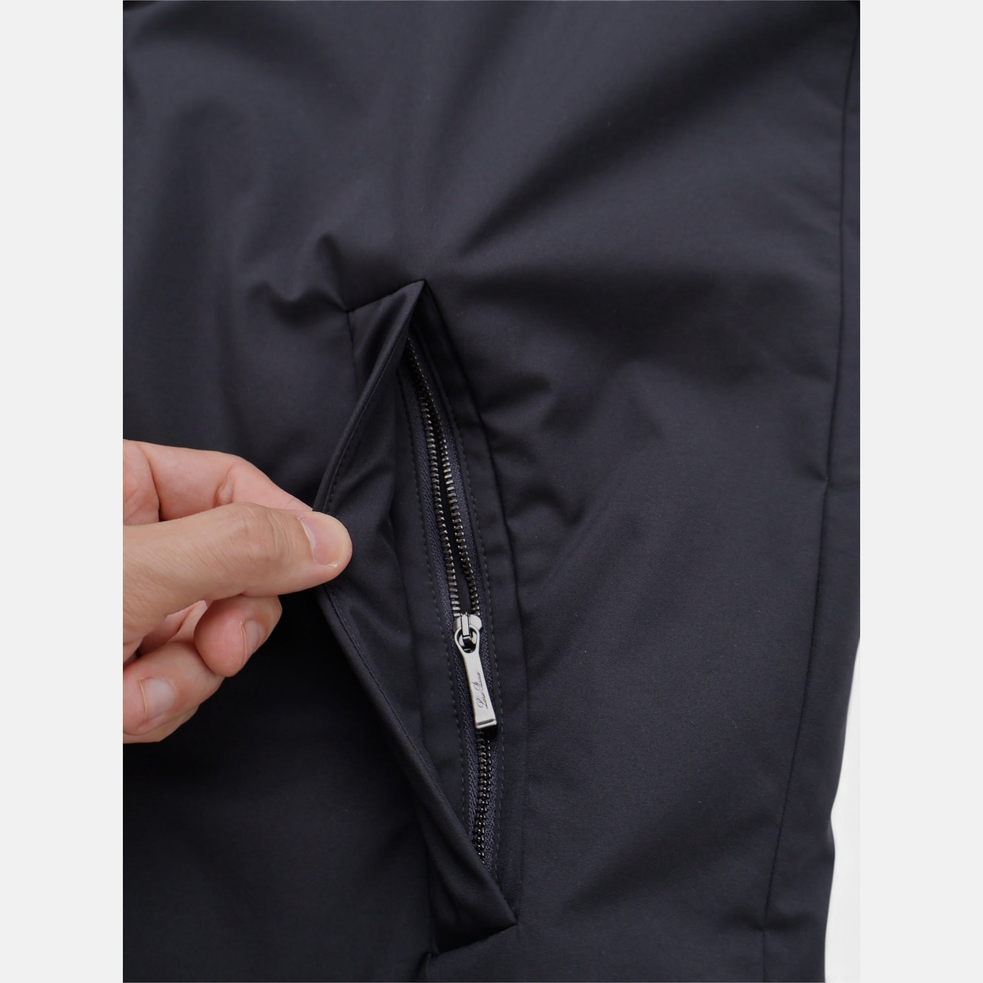 Loro Piana Windwish Matis Blouson Jacket Midnight Blue