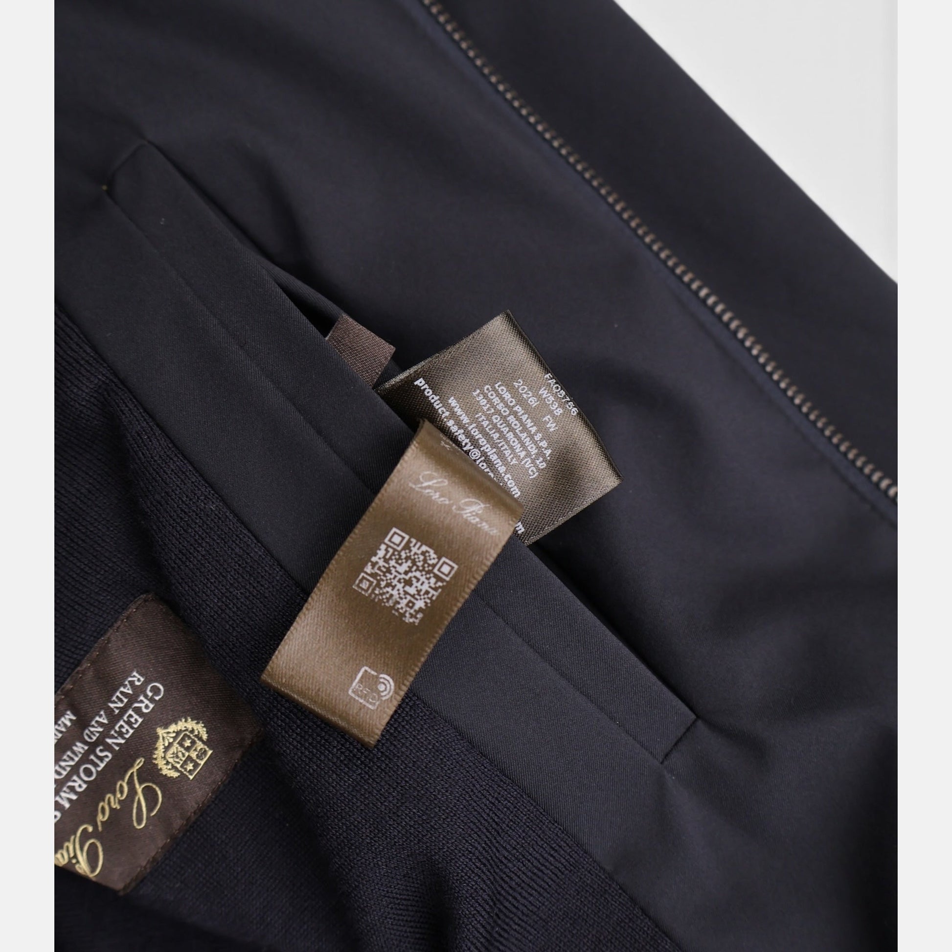 Loro Piana Windwish Matis Blouson Jacket Midnight Blue