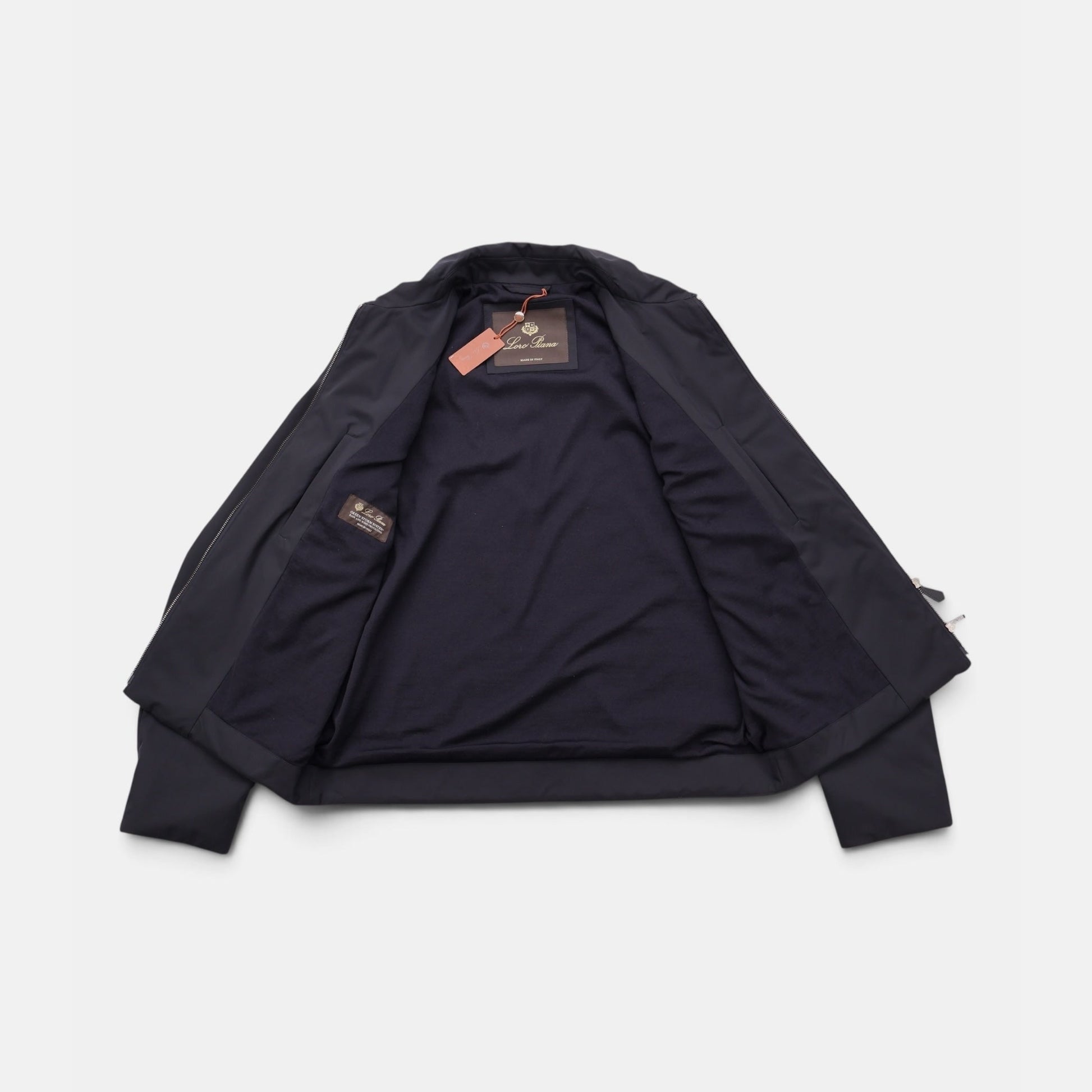 Loro Piana Windwish Matis Blouson Jacket Midnight Blue