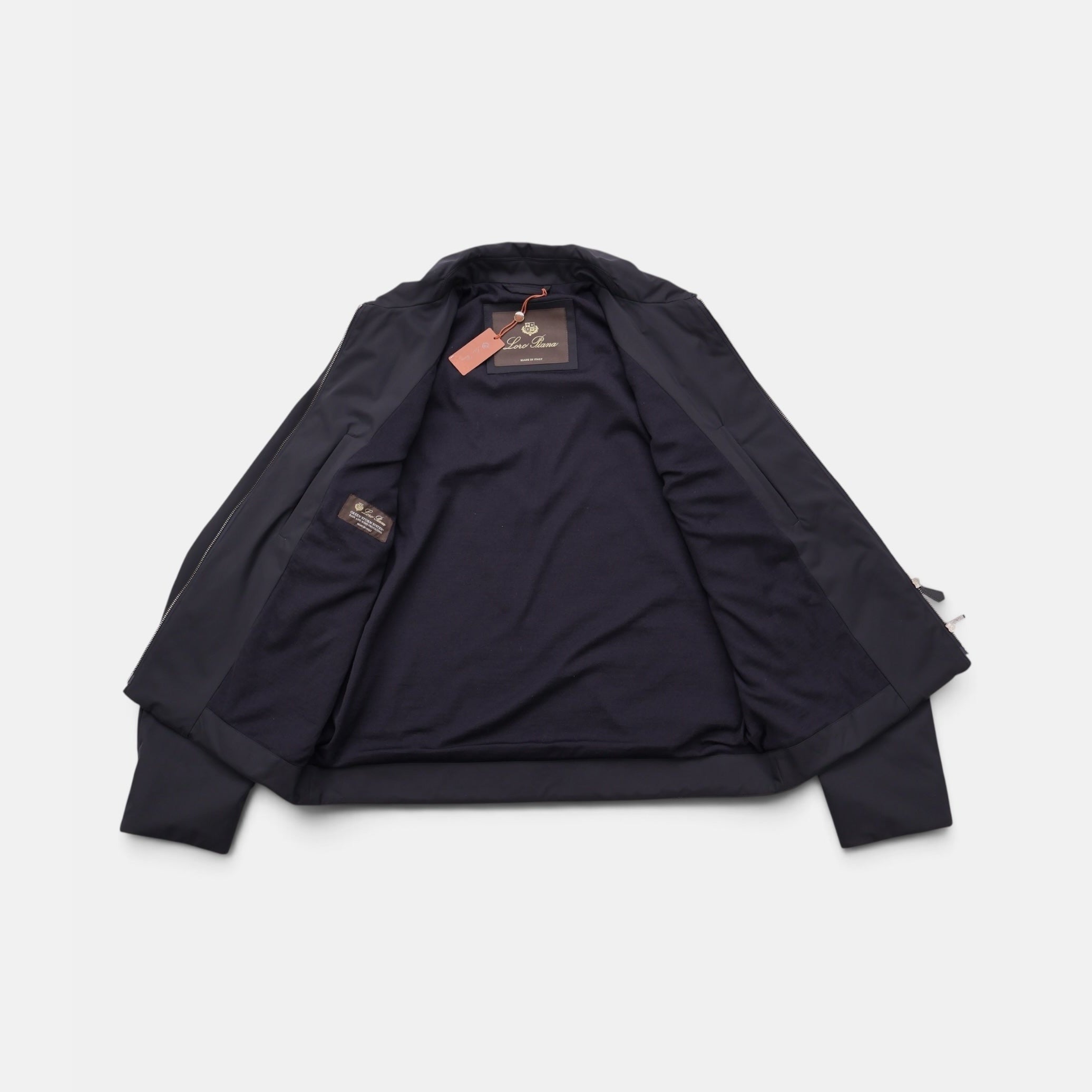Loro Piana Windwish Matis Blouson Jacket Midnight Blue
