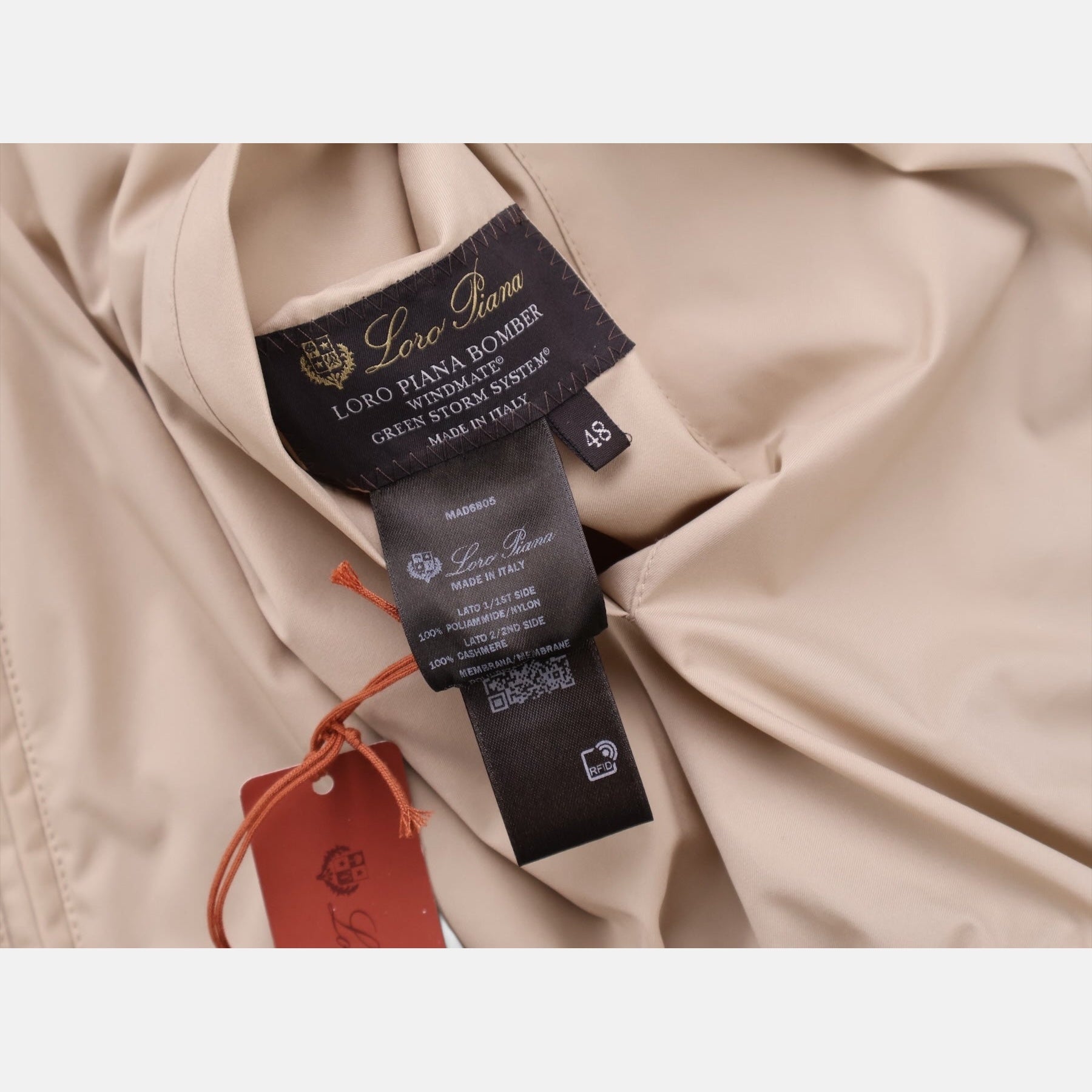 Loro Piana Windmate Bomber Sand Shell
