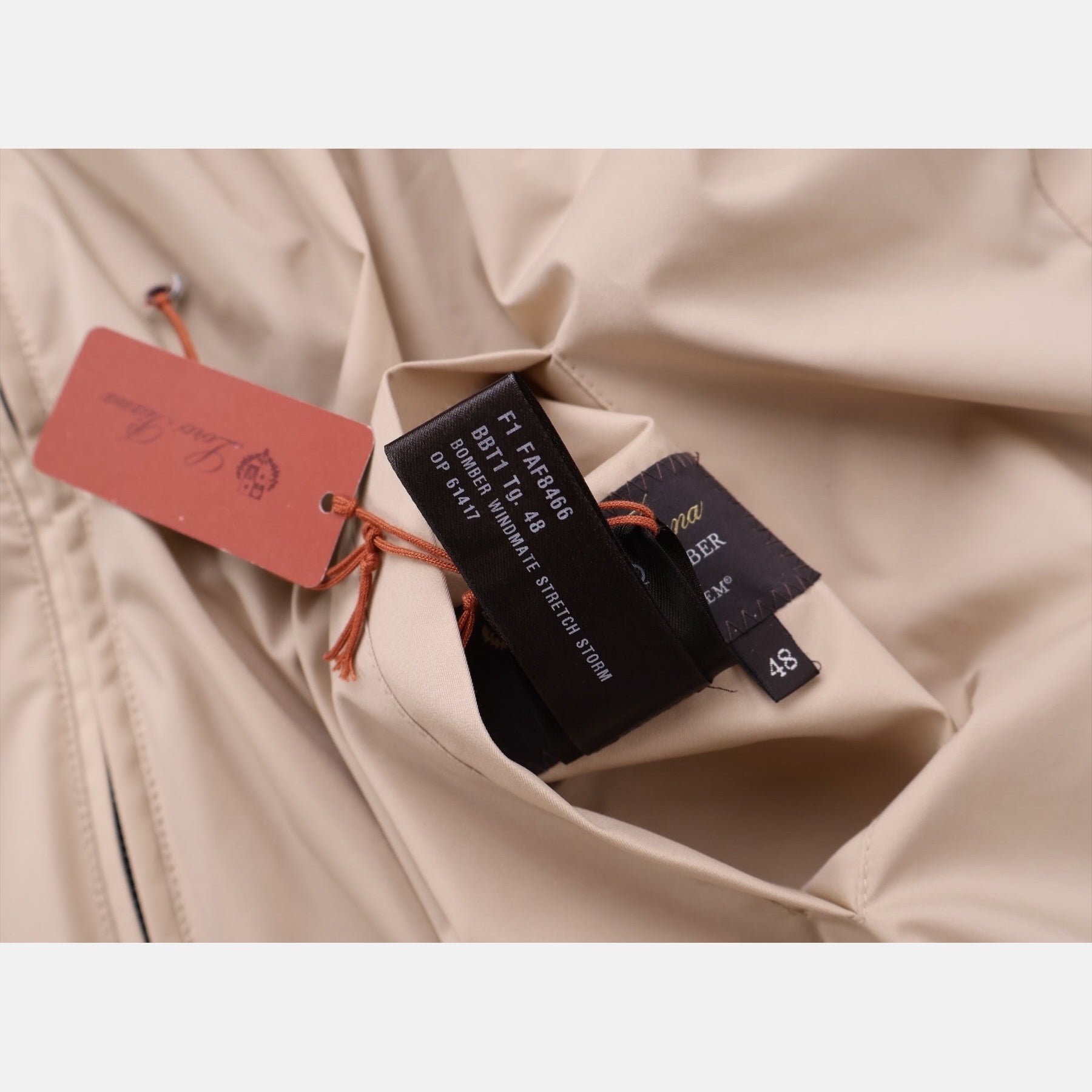 Loro Piana Windmate Bomber Sand Shell