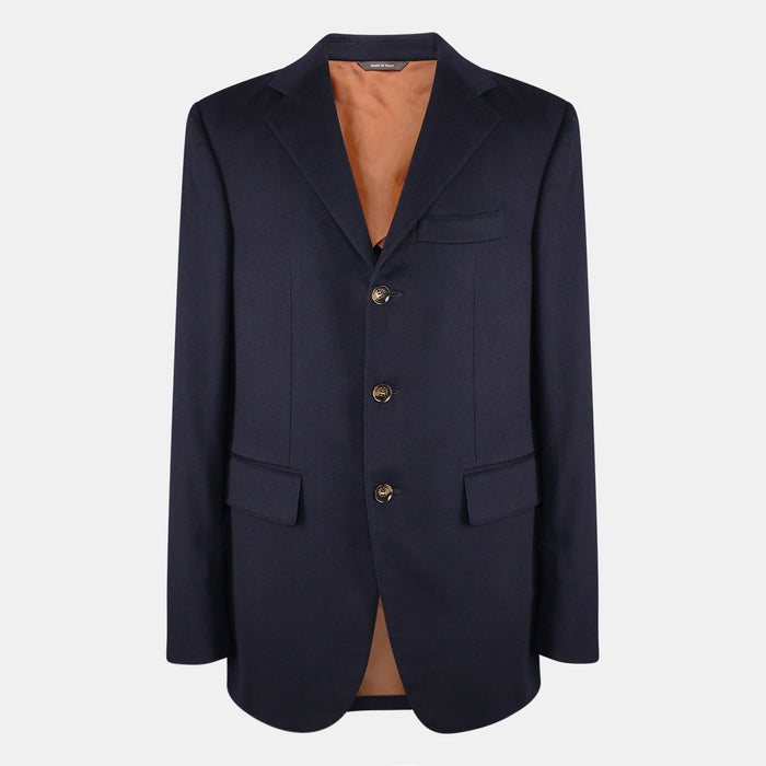 Loro Piana Vicuña Single Breasted Blazer Navy (L)
