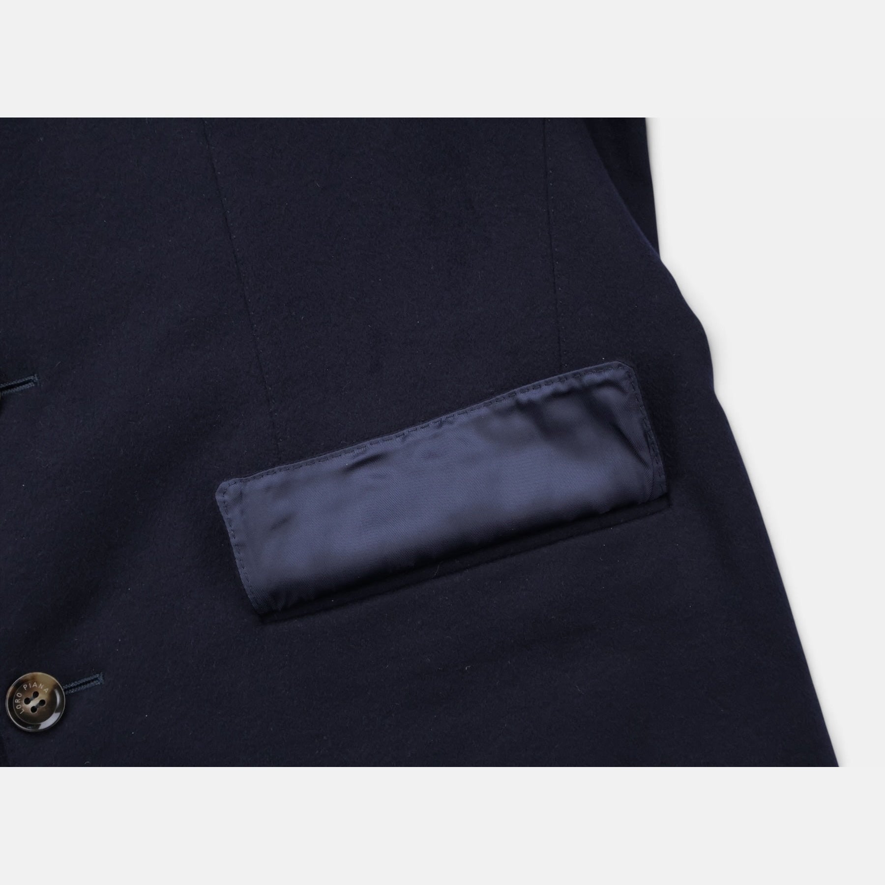 Loro Piana Vicuña Single Breasted Blazer Navy (L)