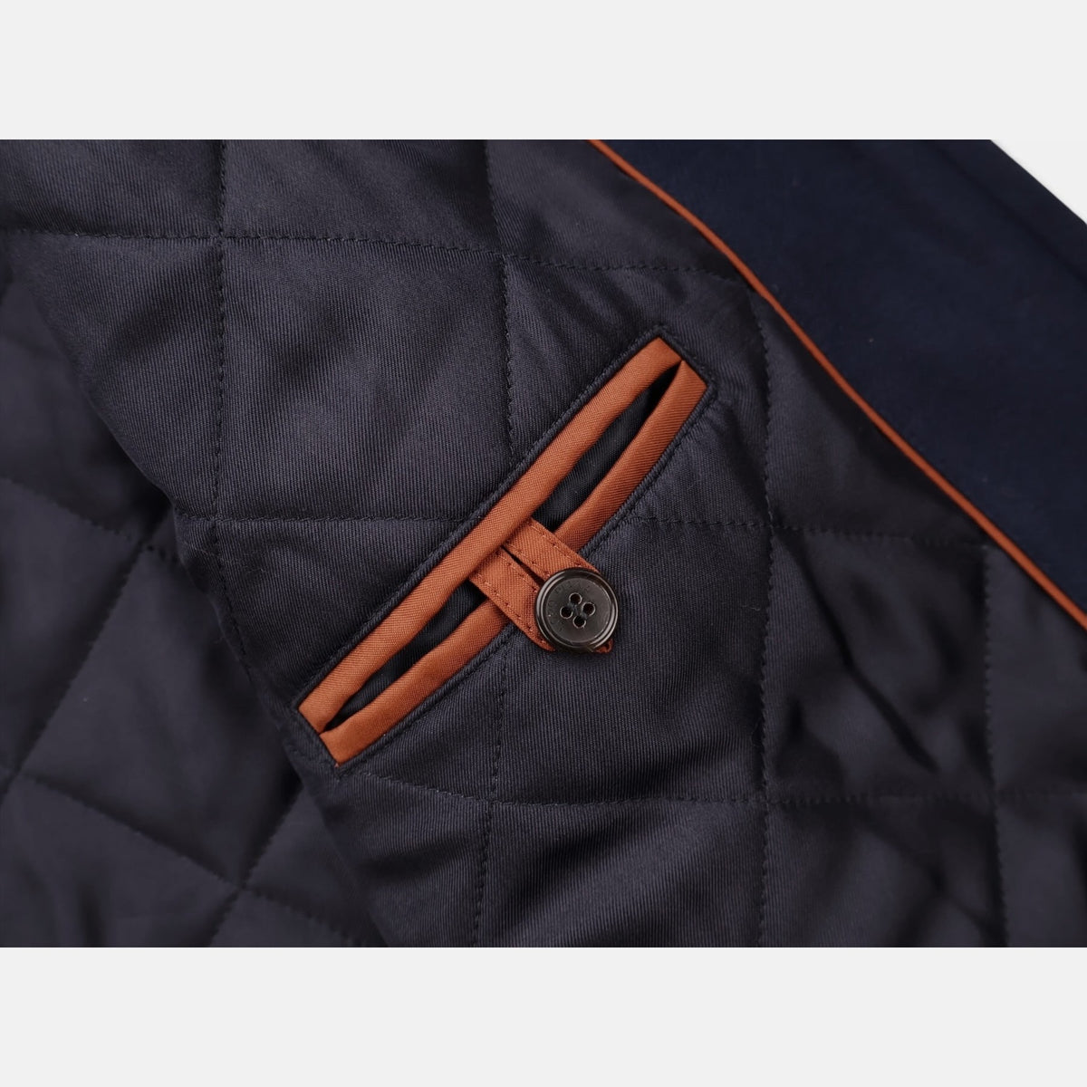 Loro Piana Tunari vest in navy vicuña, silk and cashmere blend
