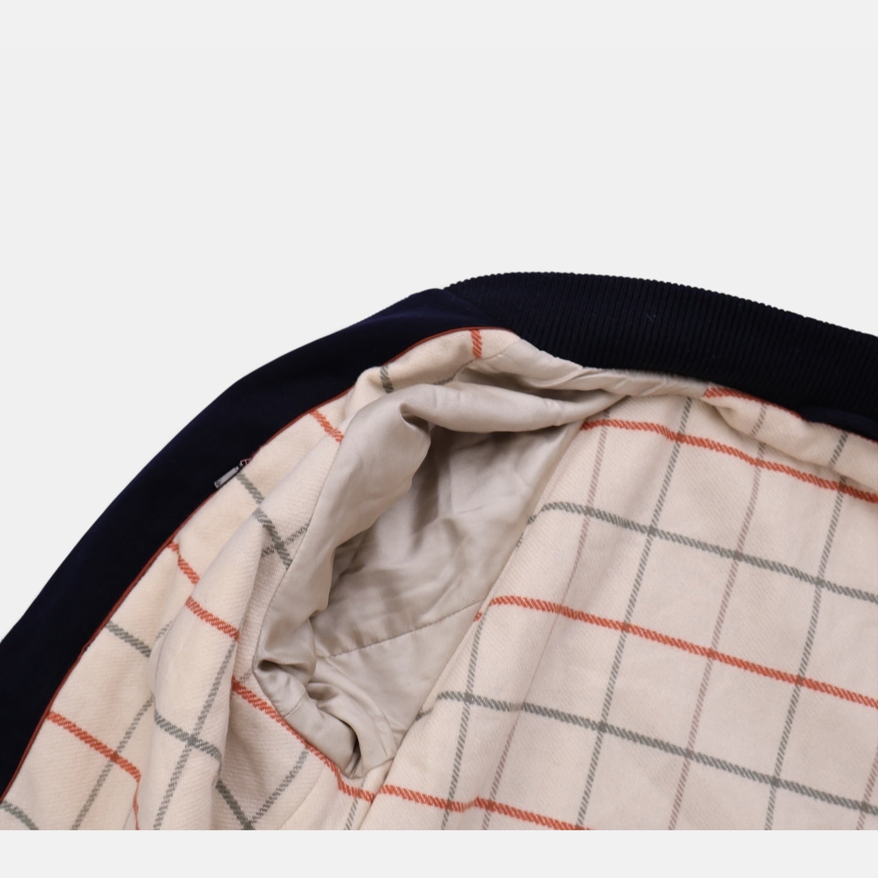 Loro Piana Ardmore bomber jacket in navy vicuña