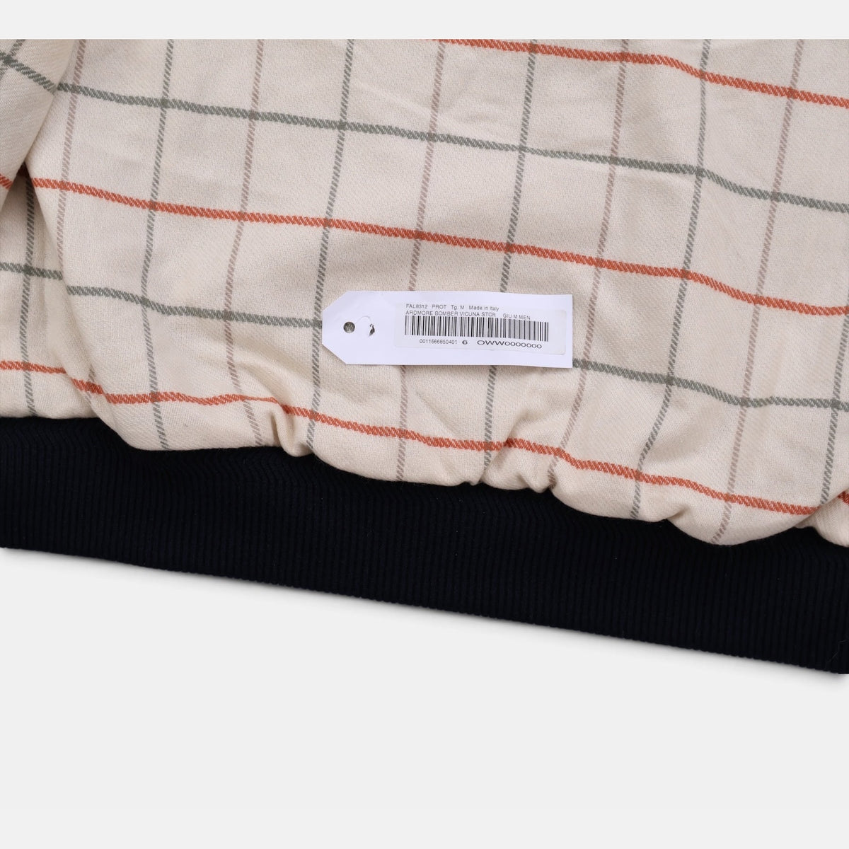 Loro Piana Ardmore bomber jacket in navy vicuña