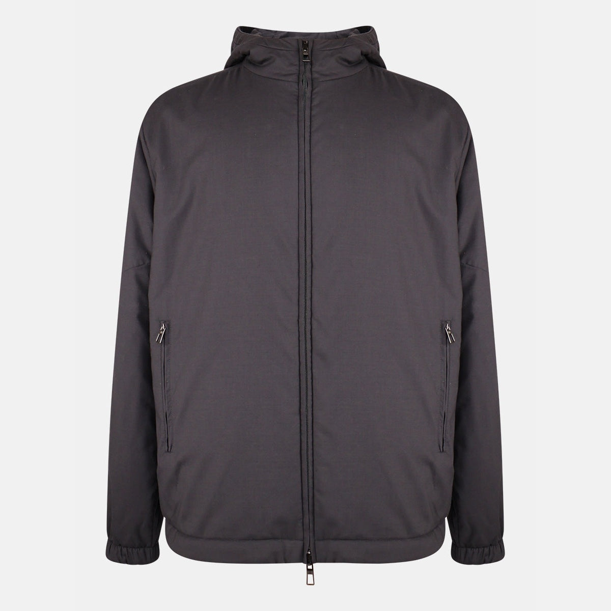Loro Piana Gift of Kings Lenox reversible bomber jacket in caviar merino wool