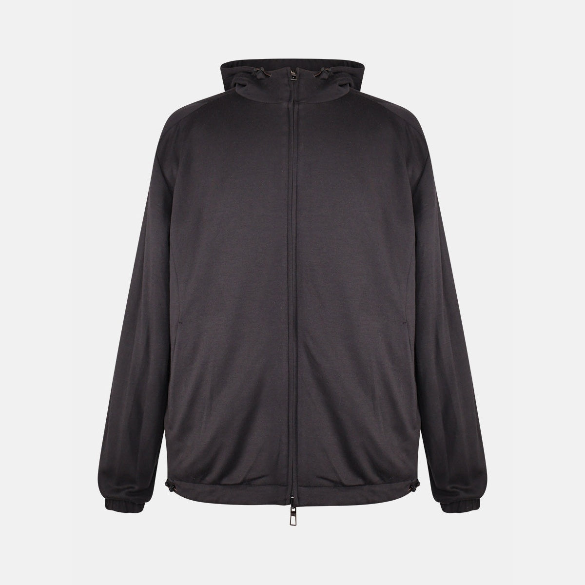 Loro Piana Gift of Kings Lenox reversible bomber jacket in caviar merino wool