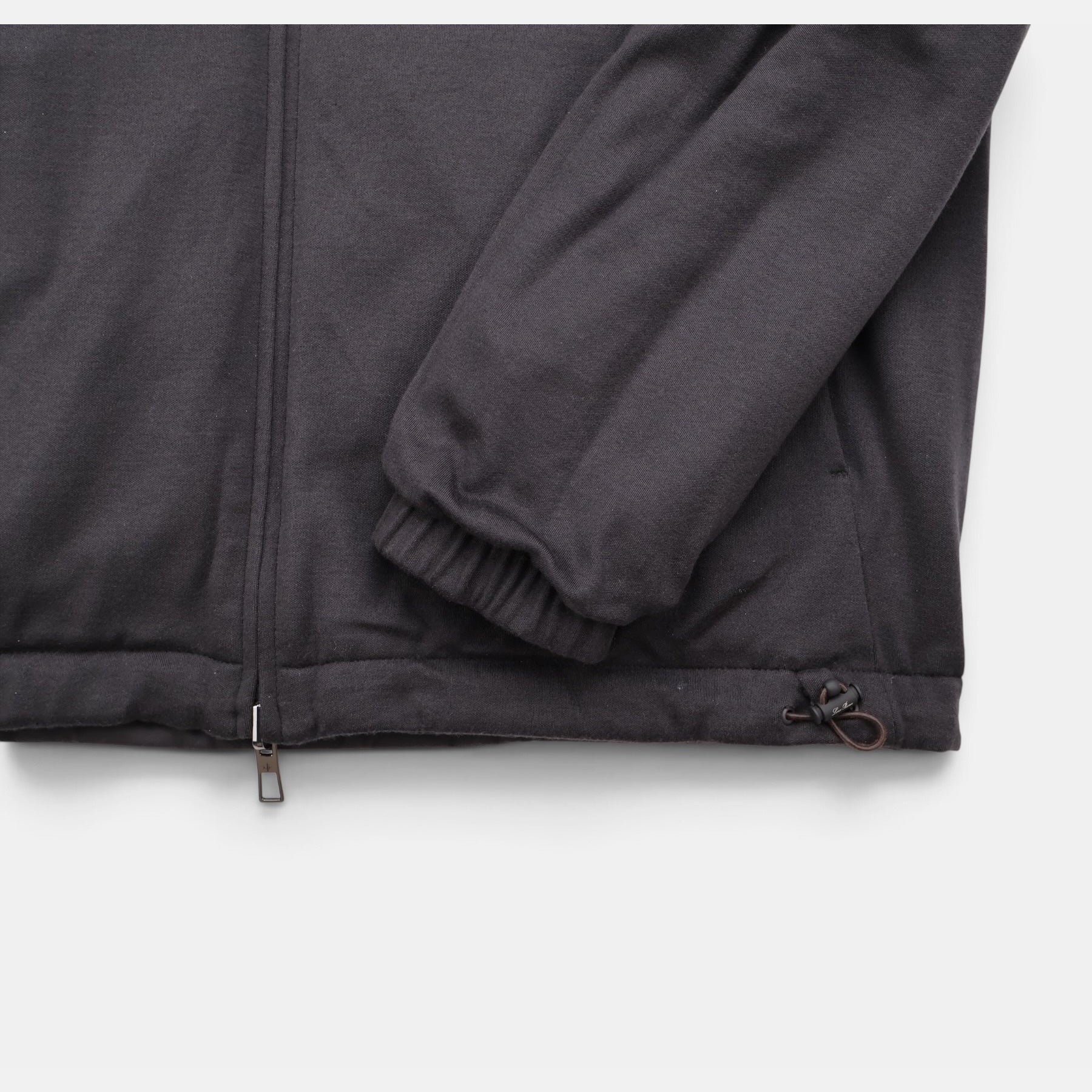 Loro Piana Gift of Kings Lenox reversible bomber jacket in caviar merino wool