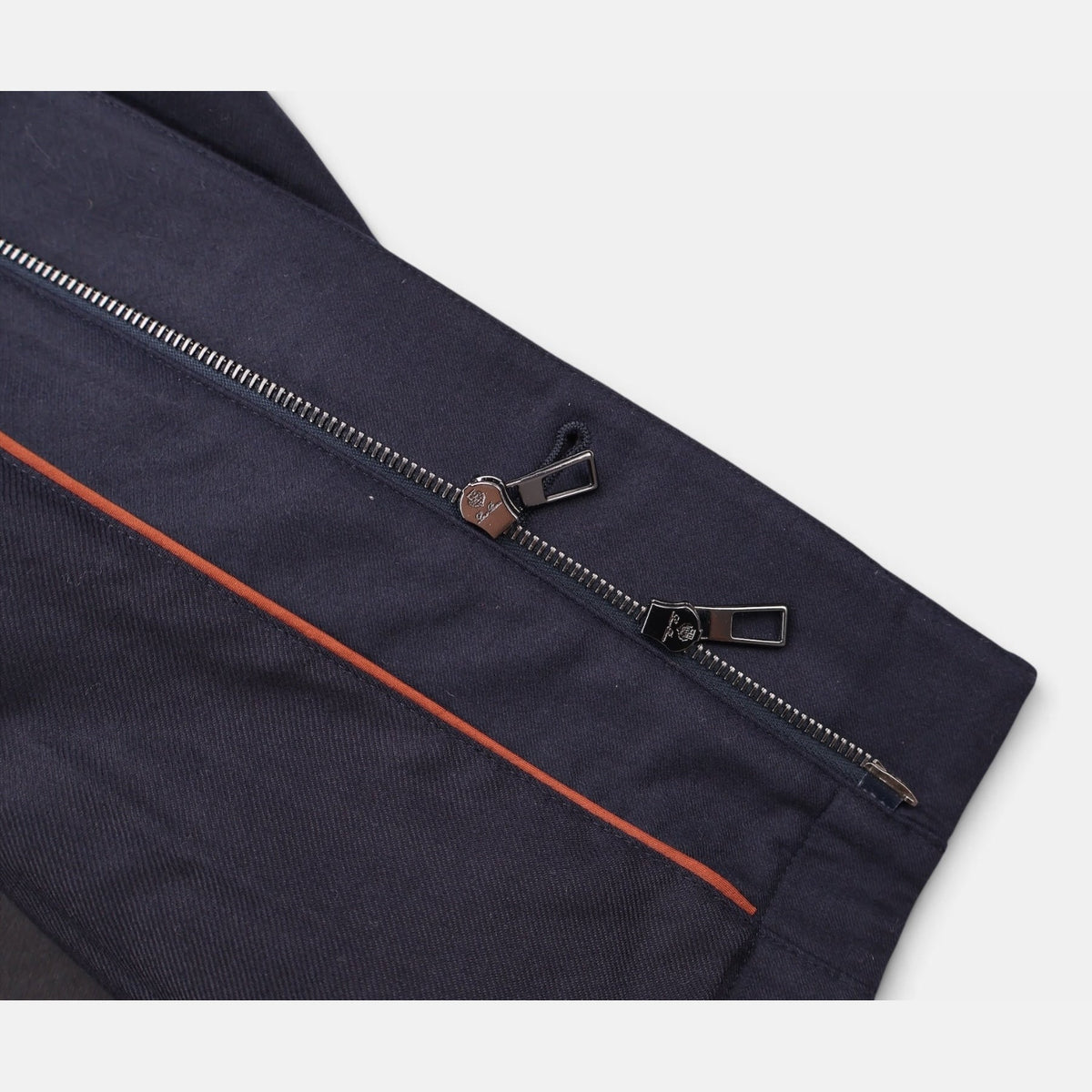 Loro Piana Gift of Kings Bowery blouson coat in navy merino wool