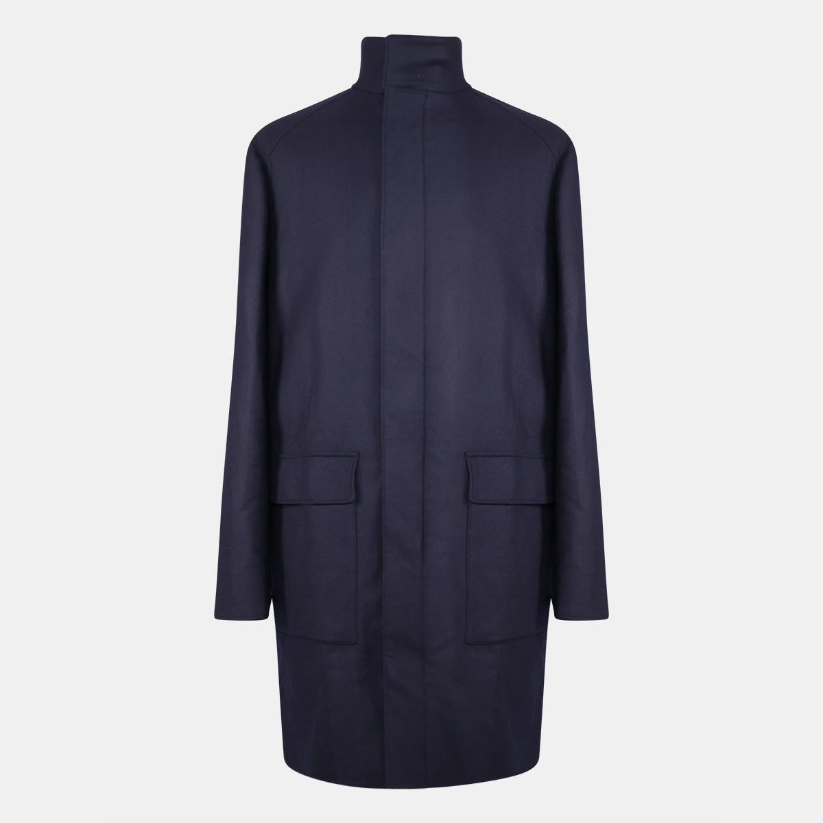 Loro Piana Gift of Kings Yorkville coat in navy merino wool