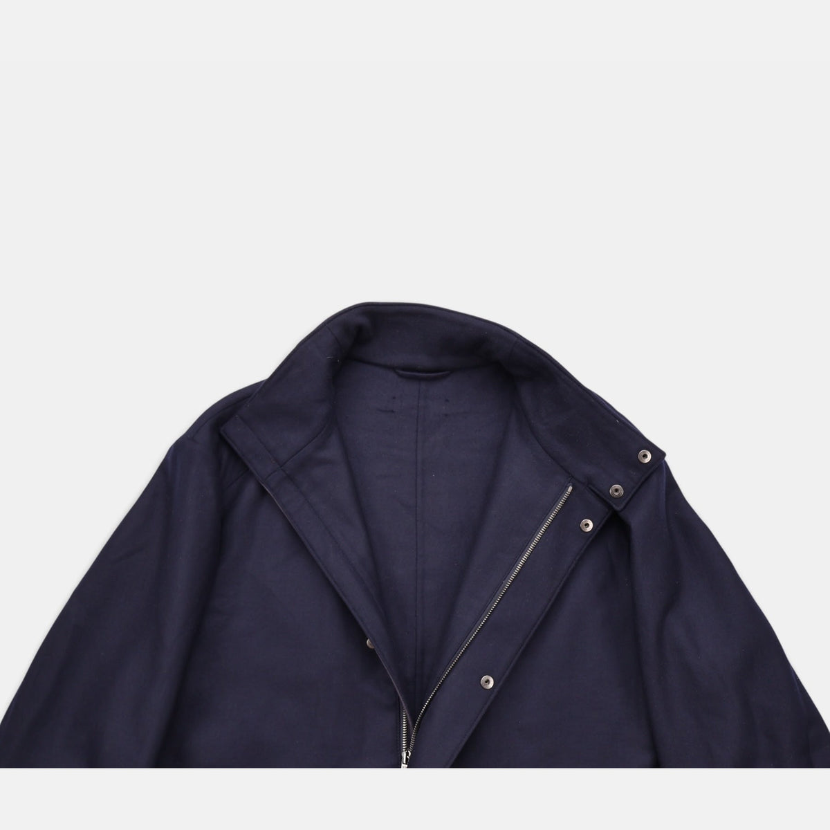 Loro Piana Gift of Kings Yorkville coat in navy merino wool