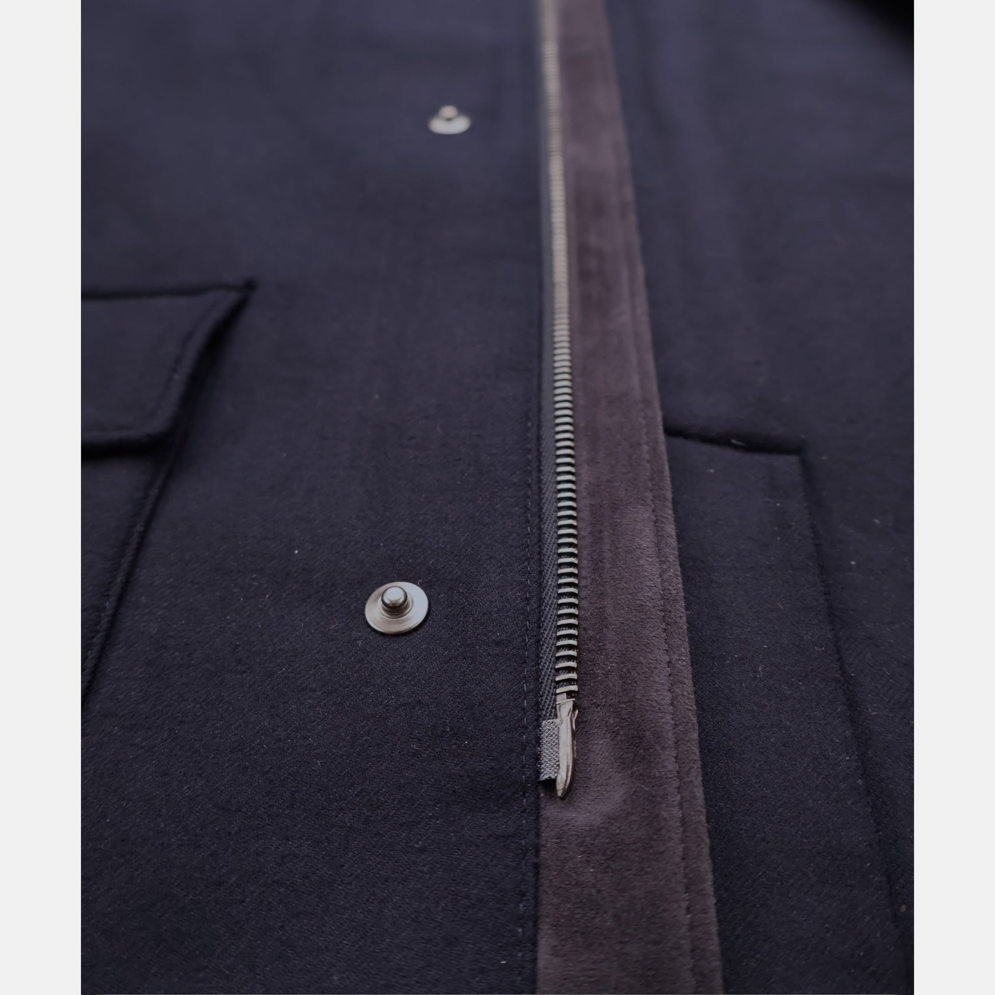 Loro Piana Gift of Kings Yorkville coat in navy merino wool