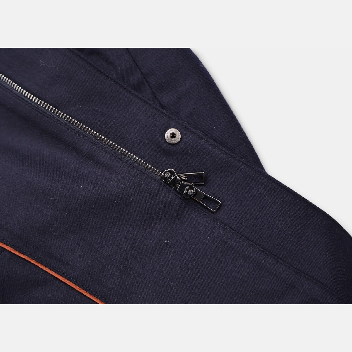 Loro Piana Gift of Kings Yorkville coat in navy merino wool