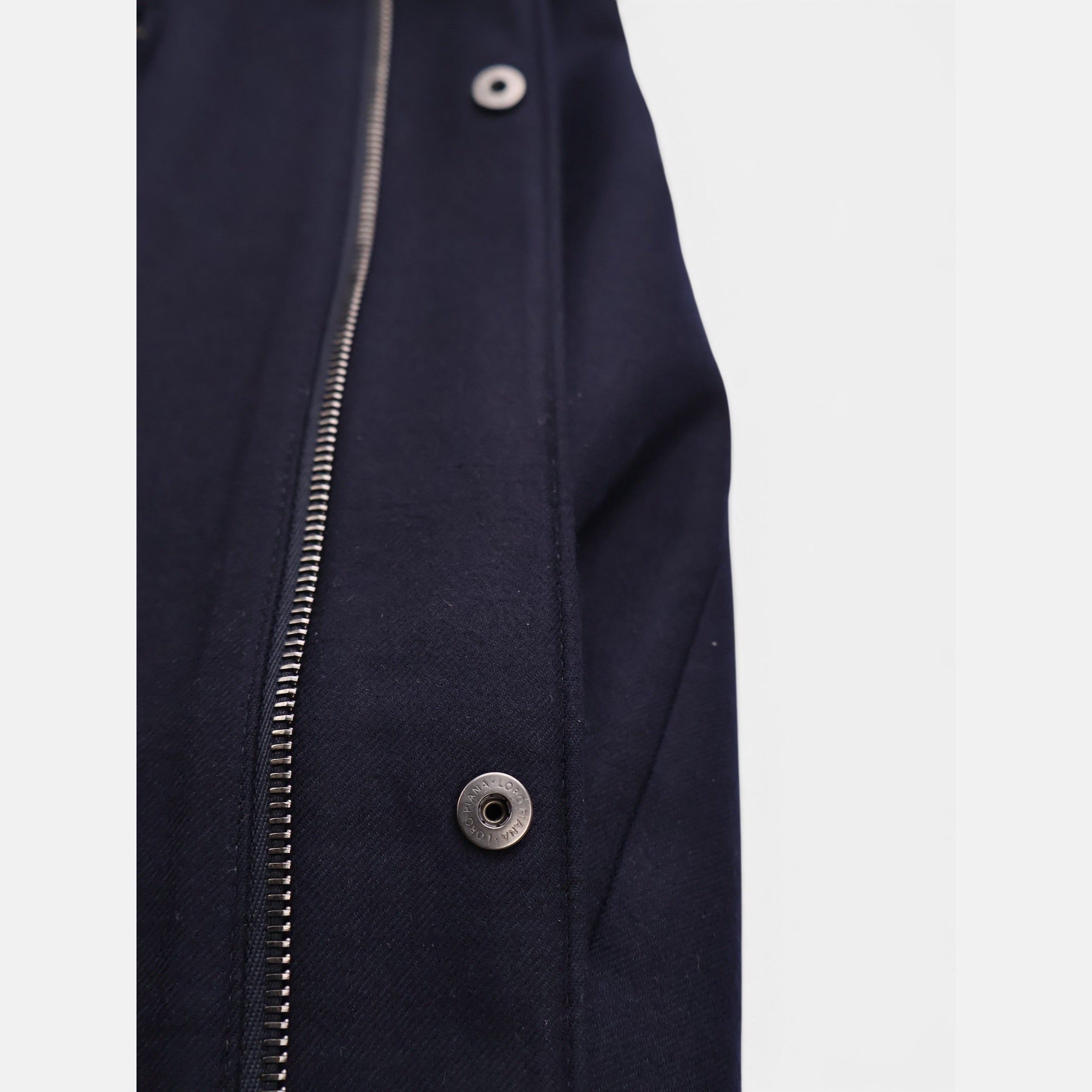 Loro Piana Gift of Kings Yorkville coat in navy merino wool