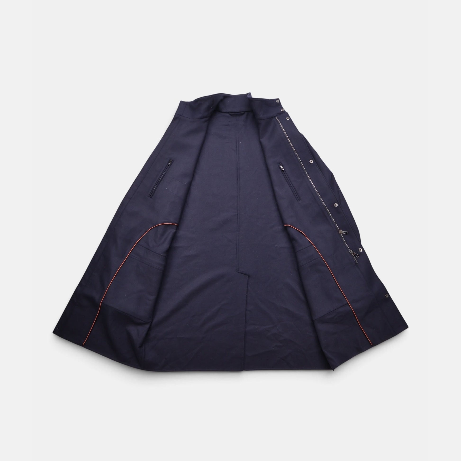 Loro Piana Gift of Kings Yorkville coat in navy merino wool