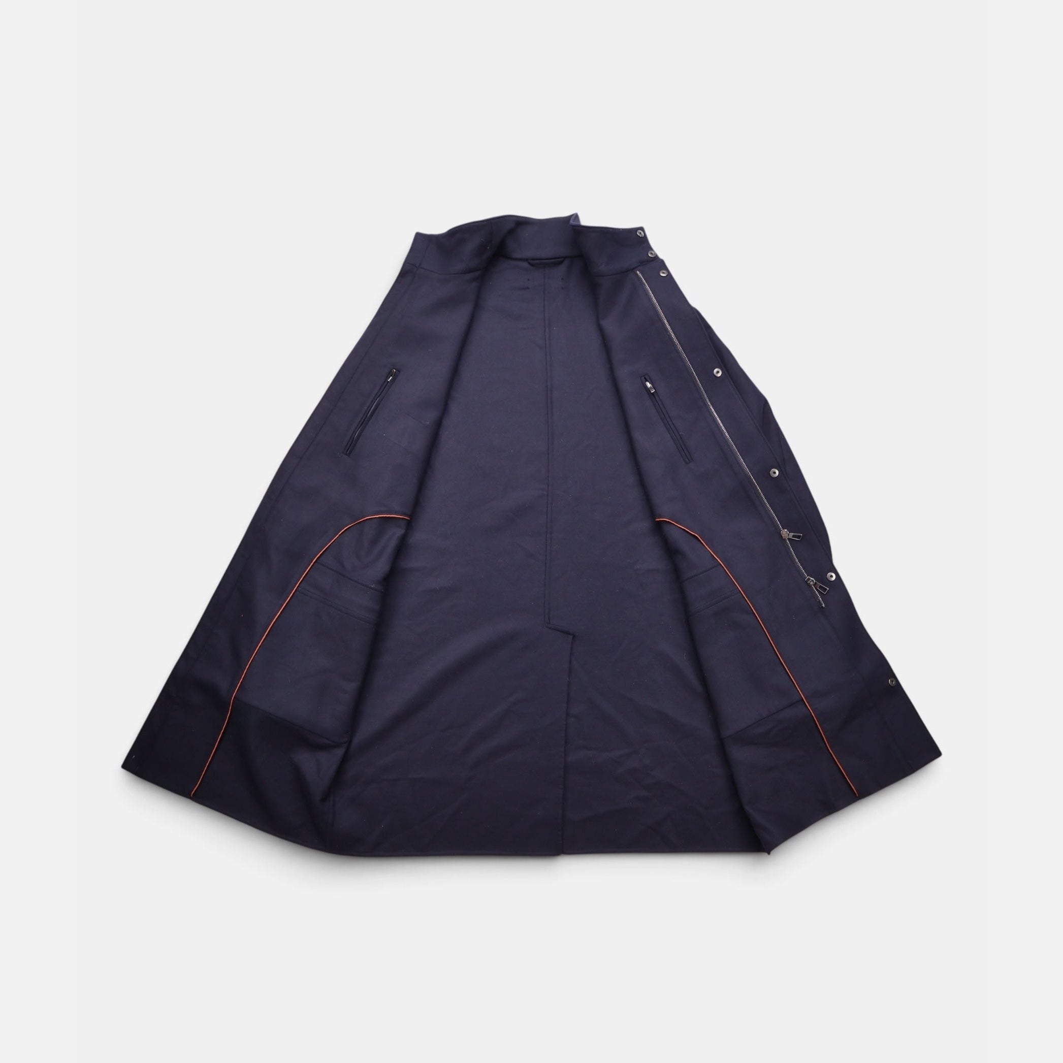 Loro Piana Gift of Kings Yorkville coat in navy merino wool