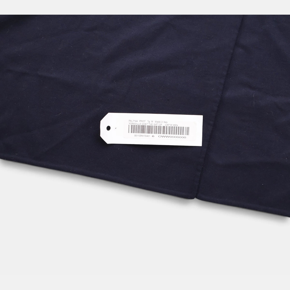 Loro Piana Gift of Kings Yorkville coat in navy merino wool