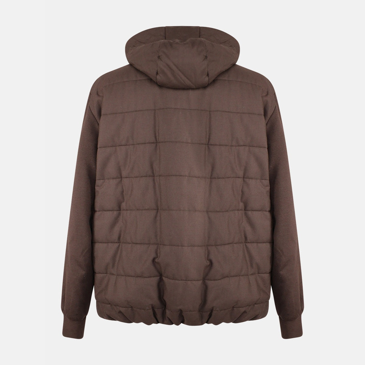 Loro Piana Gift of Kings Rodney quilted bomber jacket in brown, size M