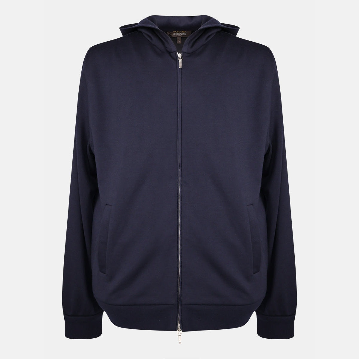 Loro Piana Double The Gift Of Kings® Vellano Hooded Bomber Navy (L)