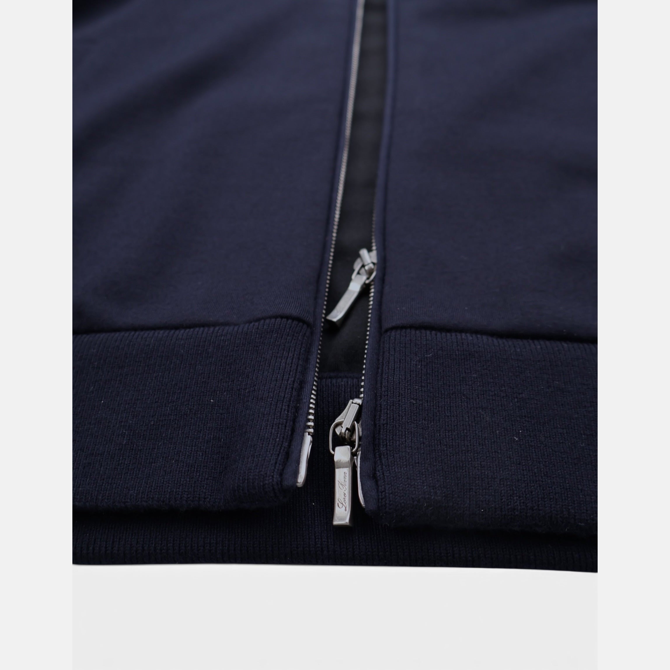 Loro Piana Double The Gift Of Kings® Vellano Hooded Bomber Navy (L)