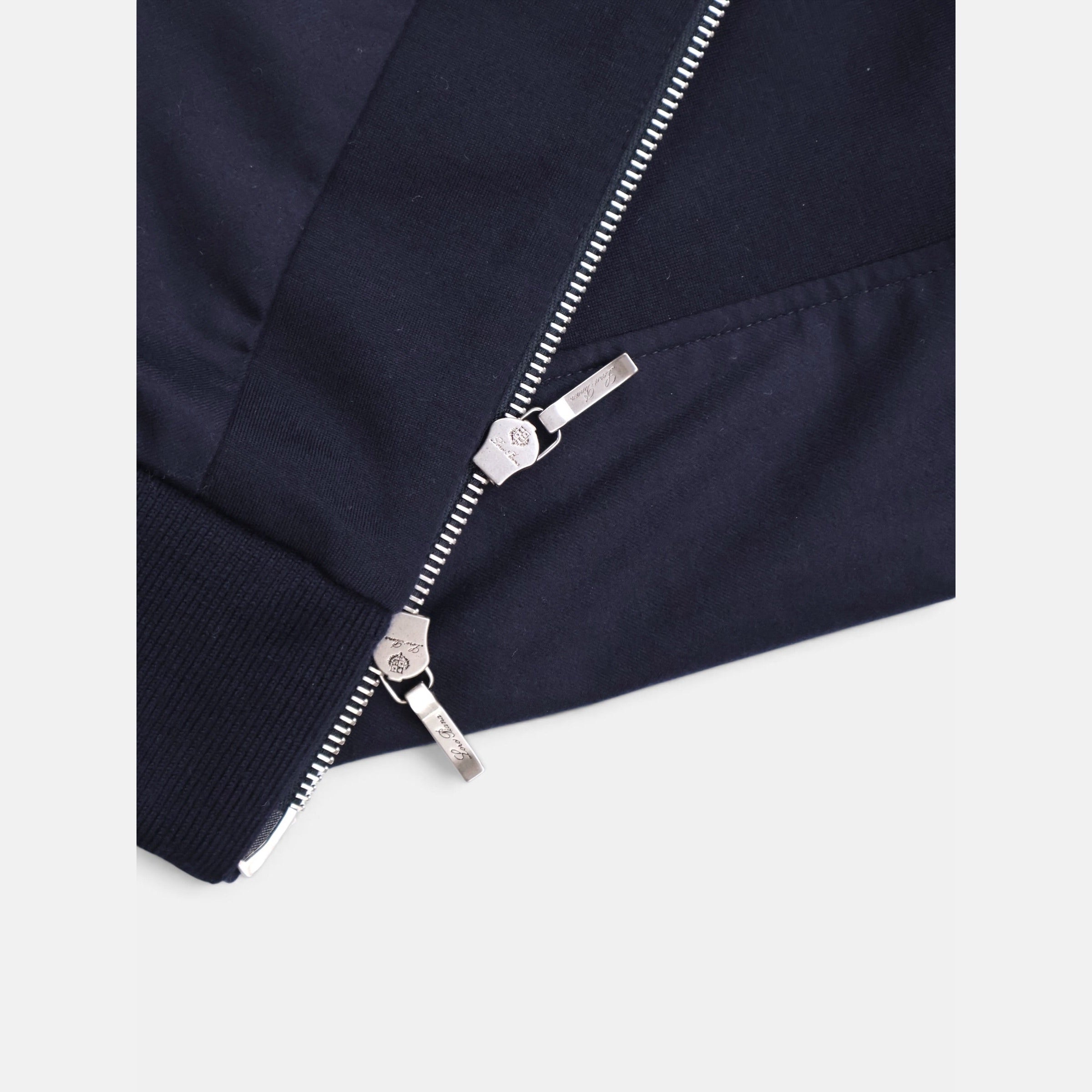 Loro Piana Double The Gift Of Kings® Vellano Hooded Bomber Navy (L)