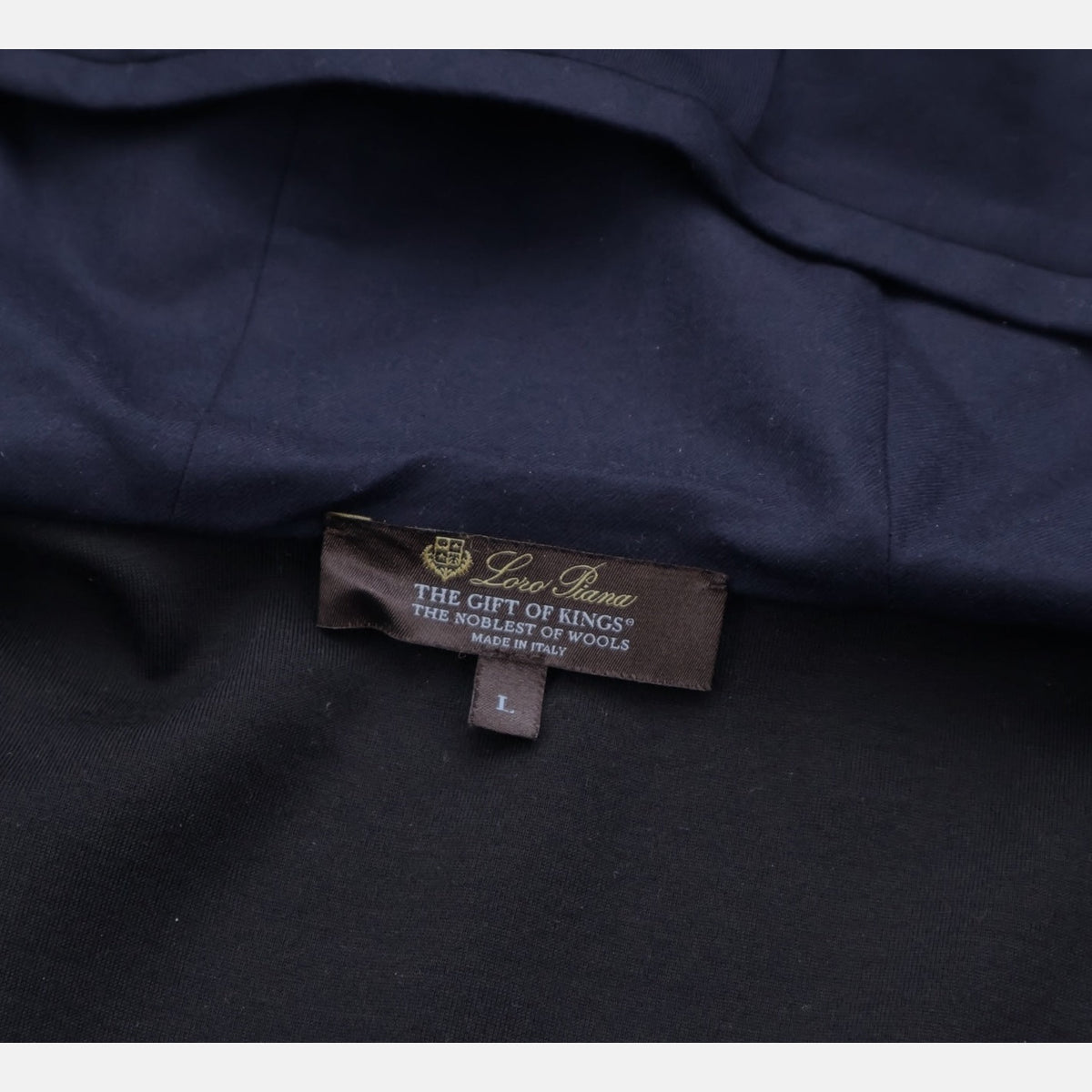 Loro Piana Double The Gift Of Kings® Vellano Hooded Bomber Navy (L)