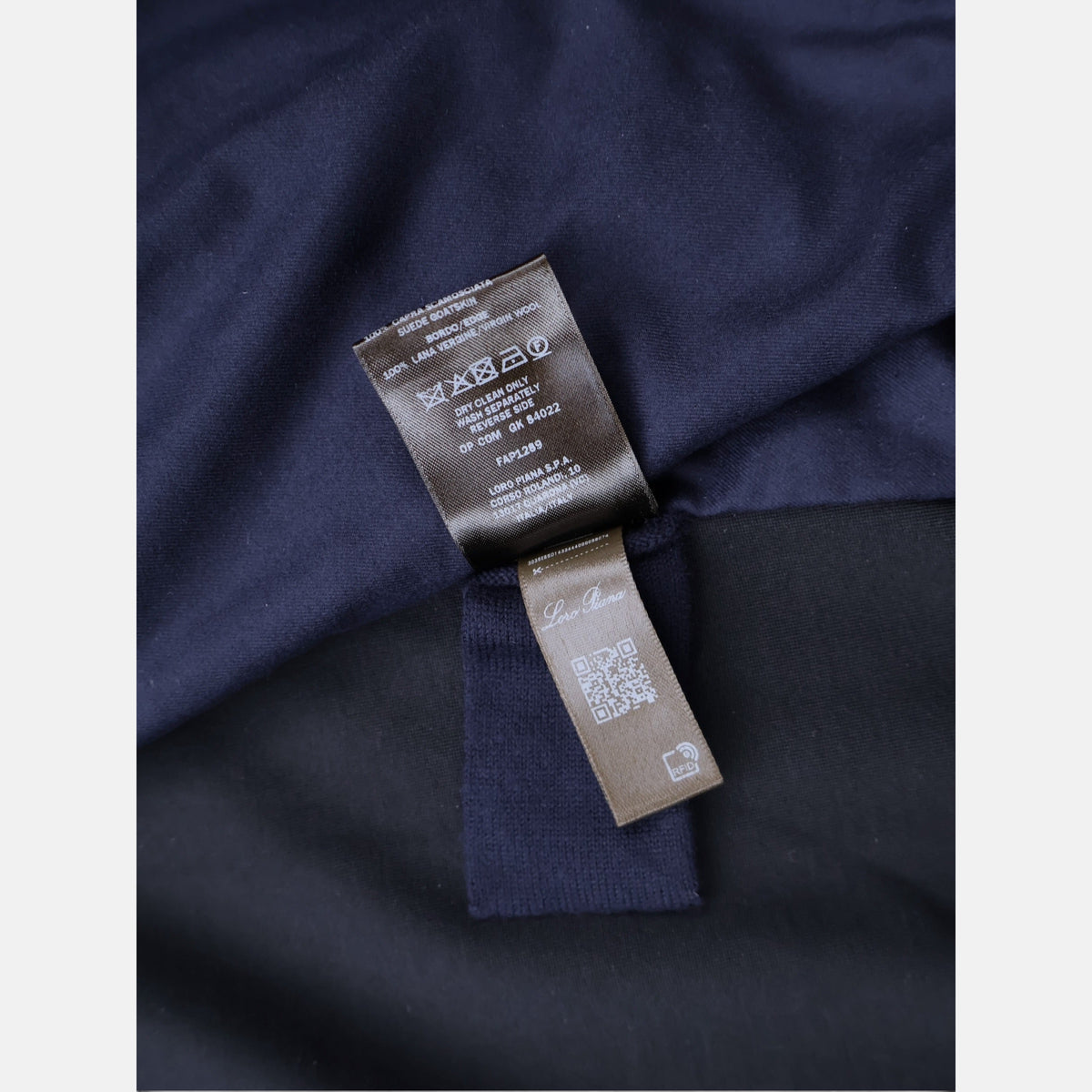 Loro Piana Double The Gift Of Kings® Vellano Hooded Bomber Navy (L)