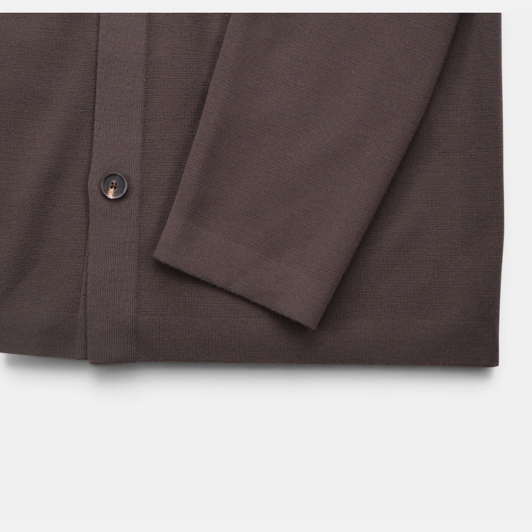 Loro Piana brown merino wool patch-pocket overshirt jacket, Gift of Kings