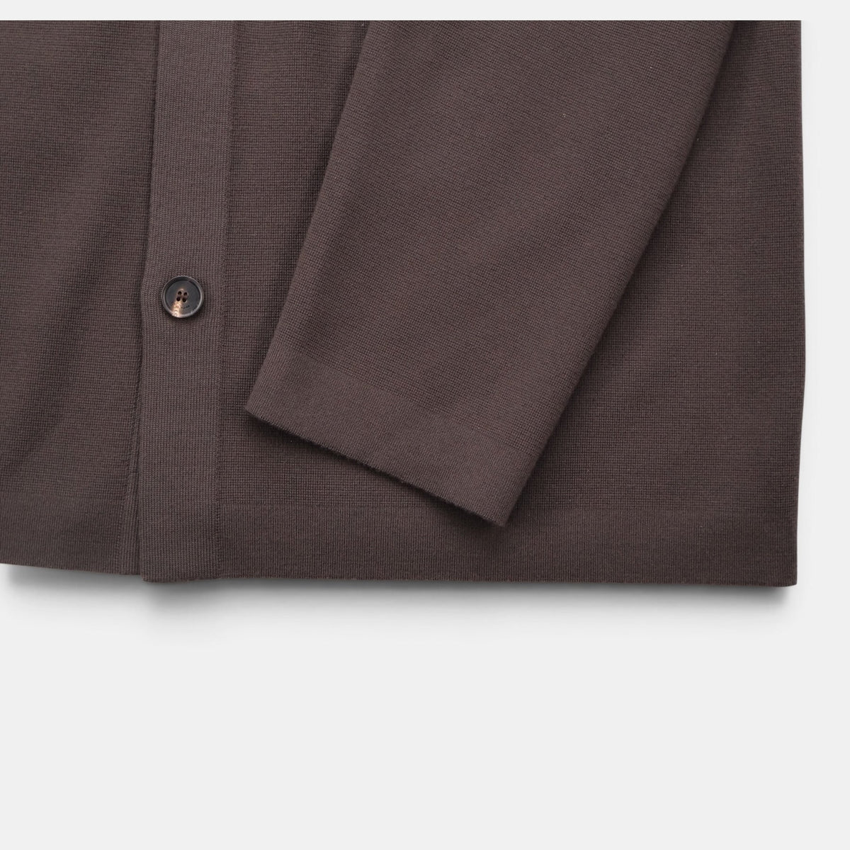 Loro Piana brown merino wool patch-pocket overshirt jacket, Gift of Kings