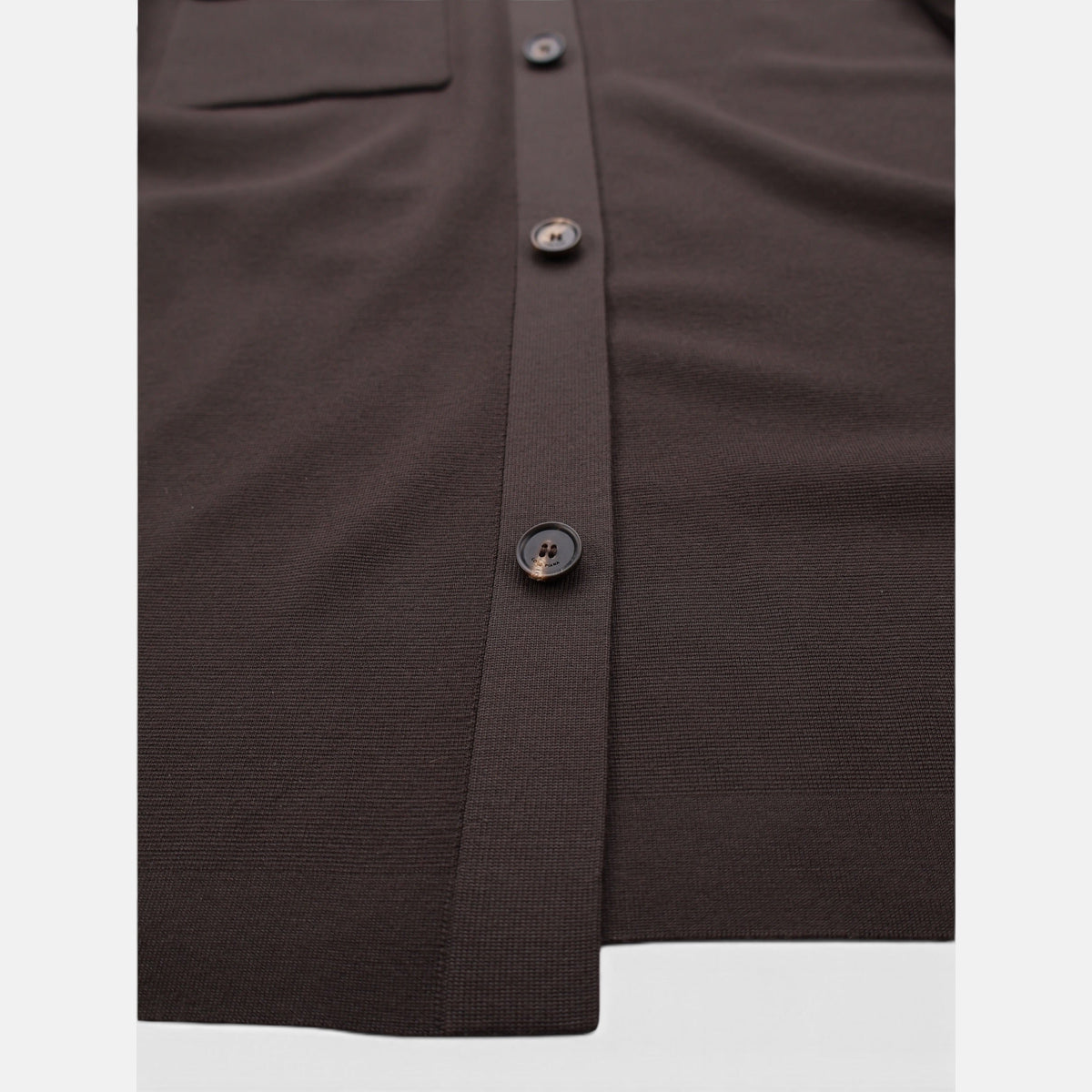 Loro Piana brown merino wool patch-pocket overshirt jacket, Gift of Kings
