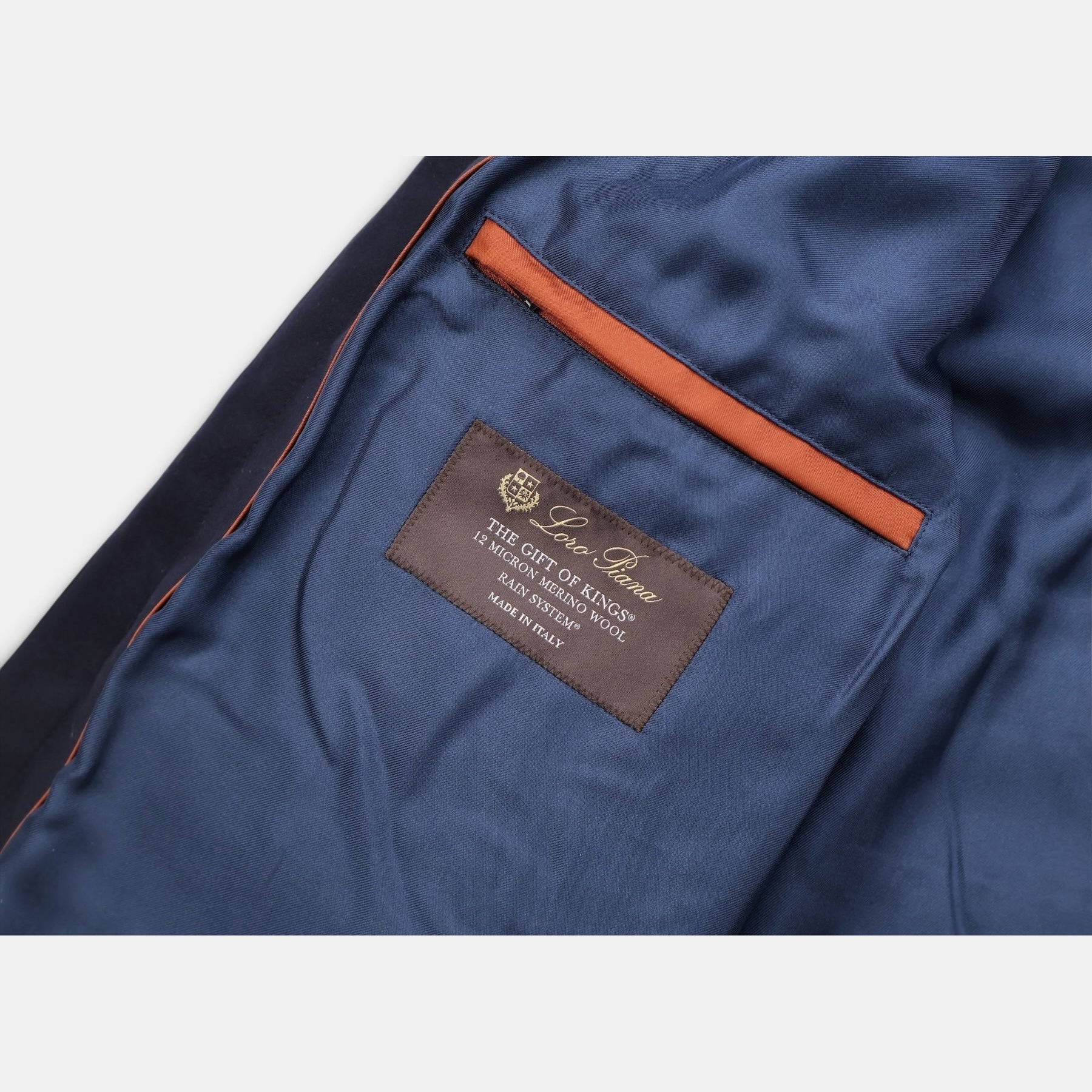 Loro Piana navy quilted merino wool overshirt jacket, Gift of Kings