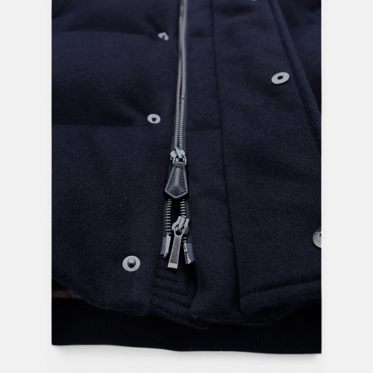 Loro Piana Cashmere Lance Puffer Gilet Navy (EU 48)