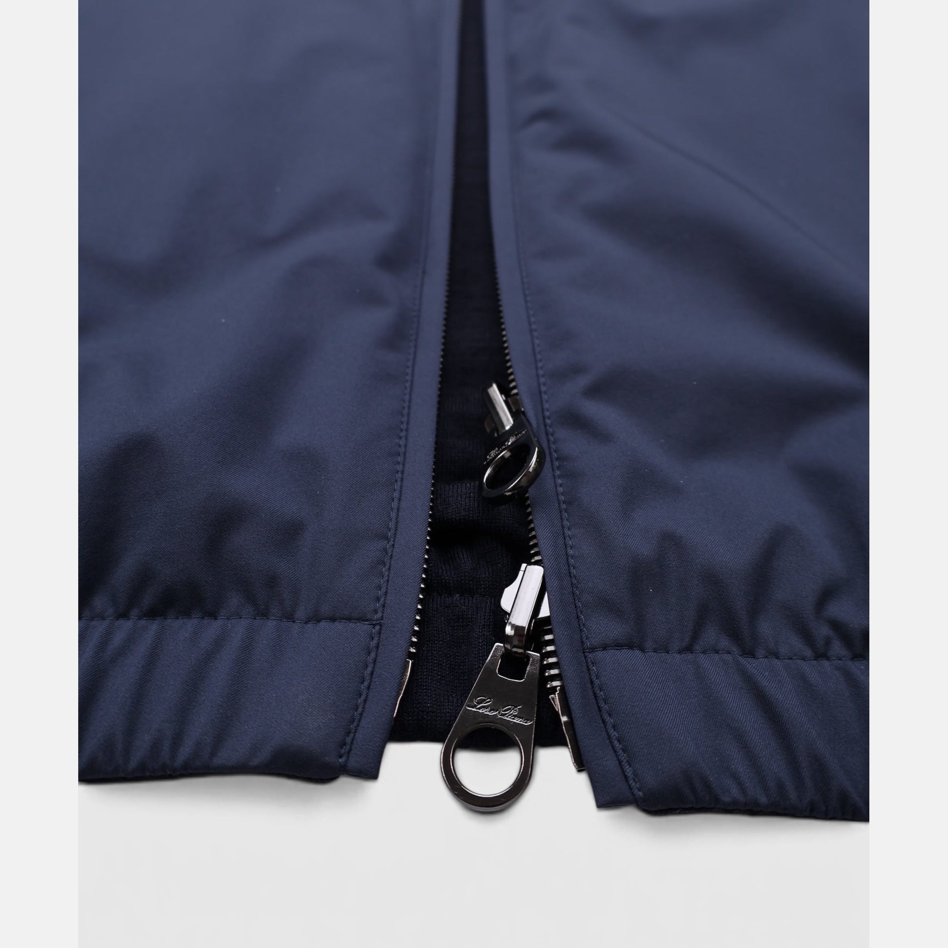 Loro Piana navy Windwish Storm System technical vest